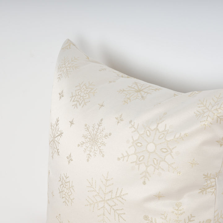 Housse de coussin jacquard fil doré 45x45 cm PSC4821