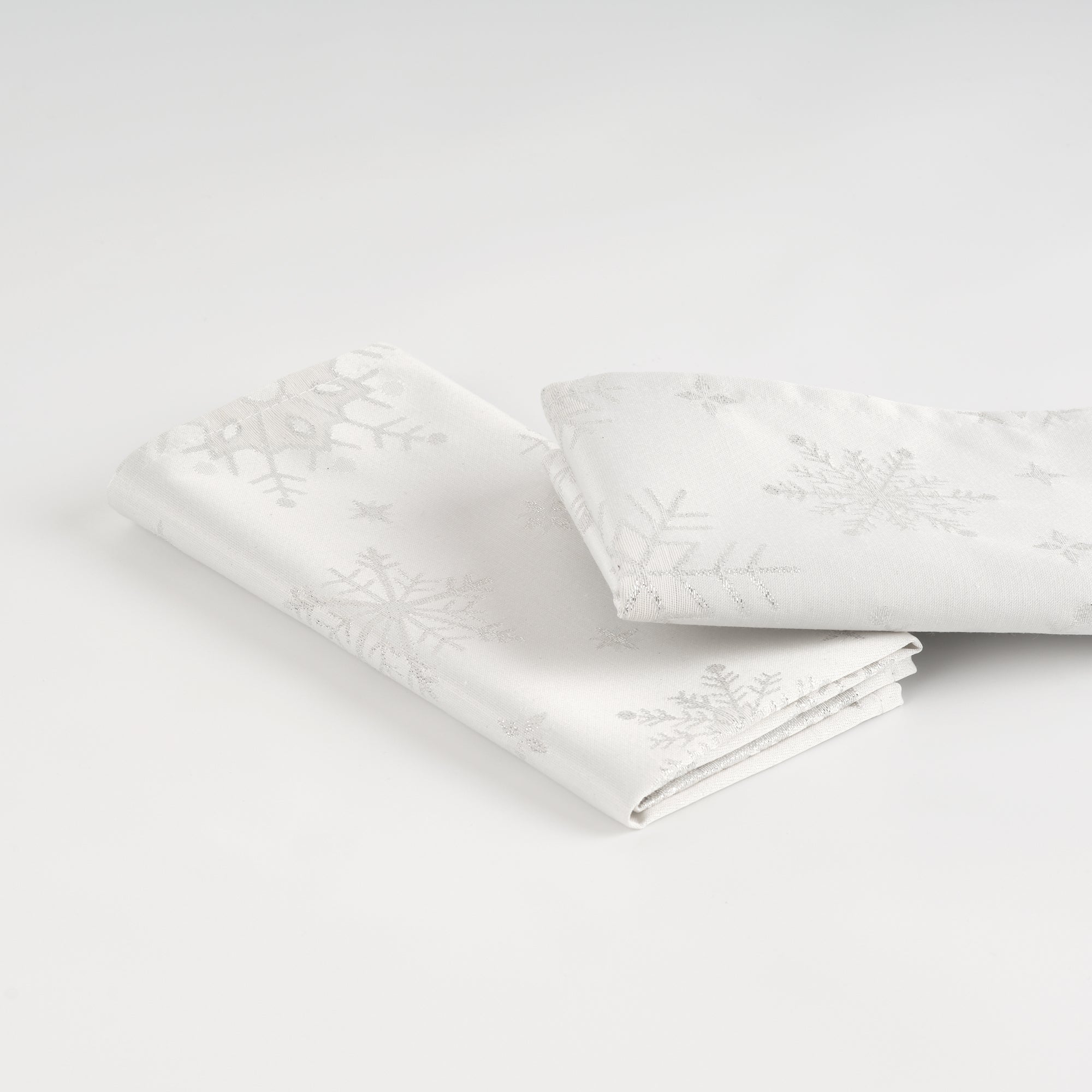 Paquet de 2 unités serviette jacquard fil argent PSC4821 45x45 cm
