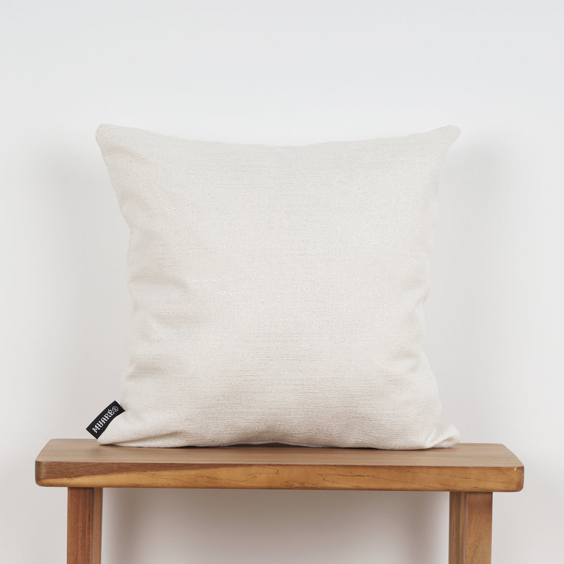 Funda de cojín jacquard hilo plateado 45x45 cm R17948