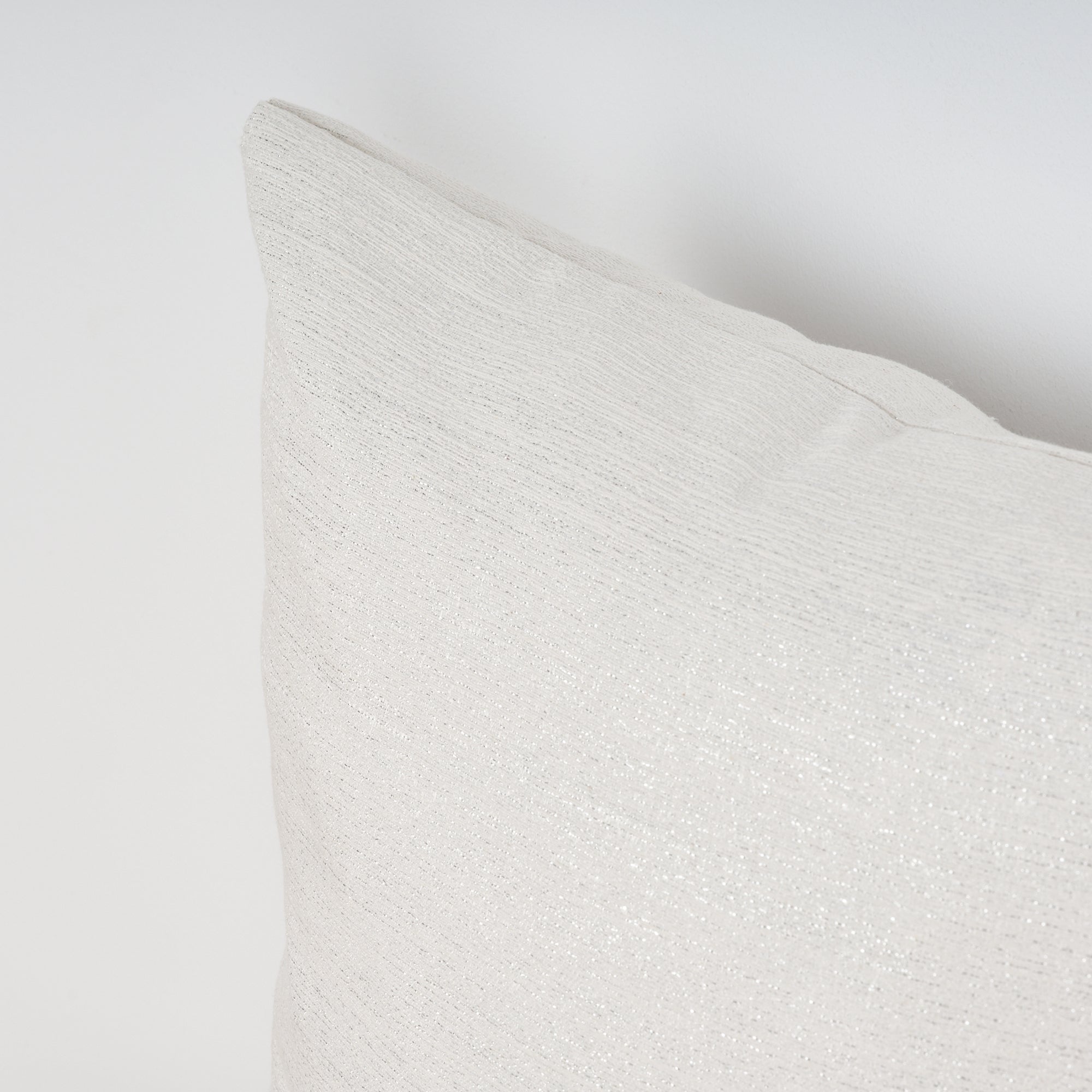 Funda de cojín jacquard hilo plateado 45x45 cm R17948