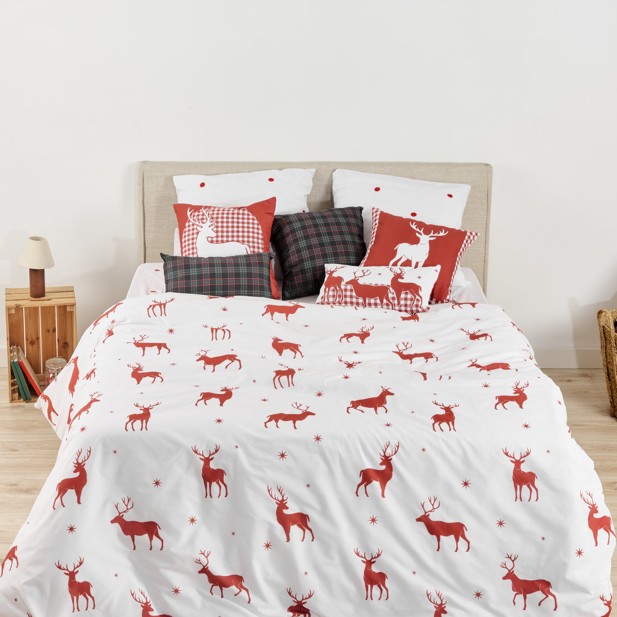 Housse de coussin 100% coton Laponia 72 30x50 cm