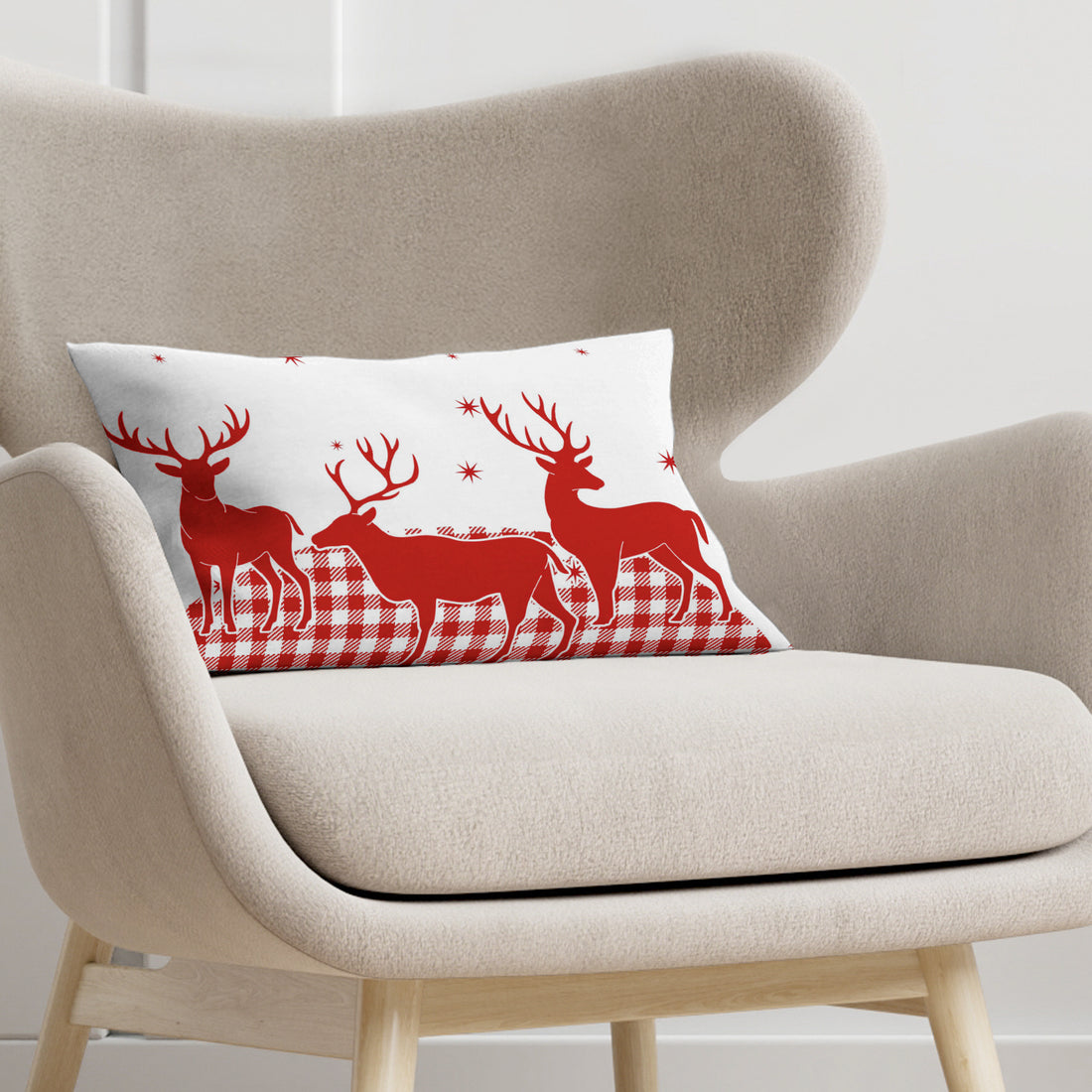 Housse de coussin 100% coton Laponia 72 30x50 cm