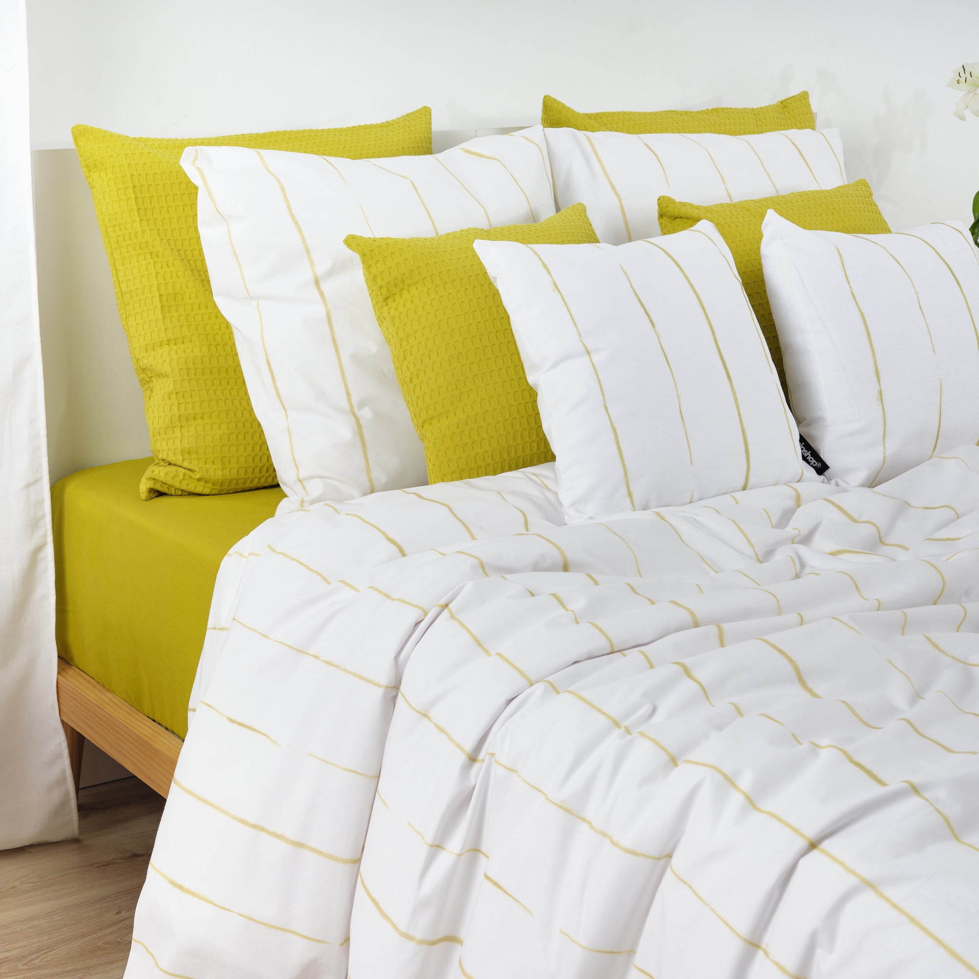 Housse de couette Andover Vert clair 100% coton