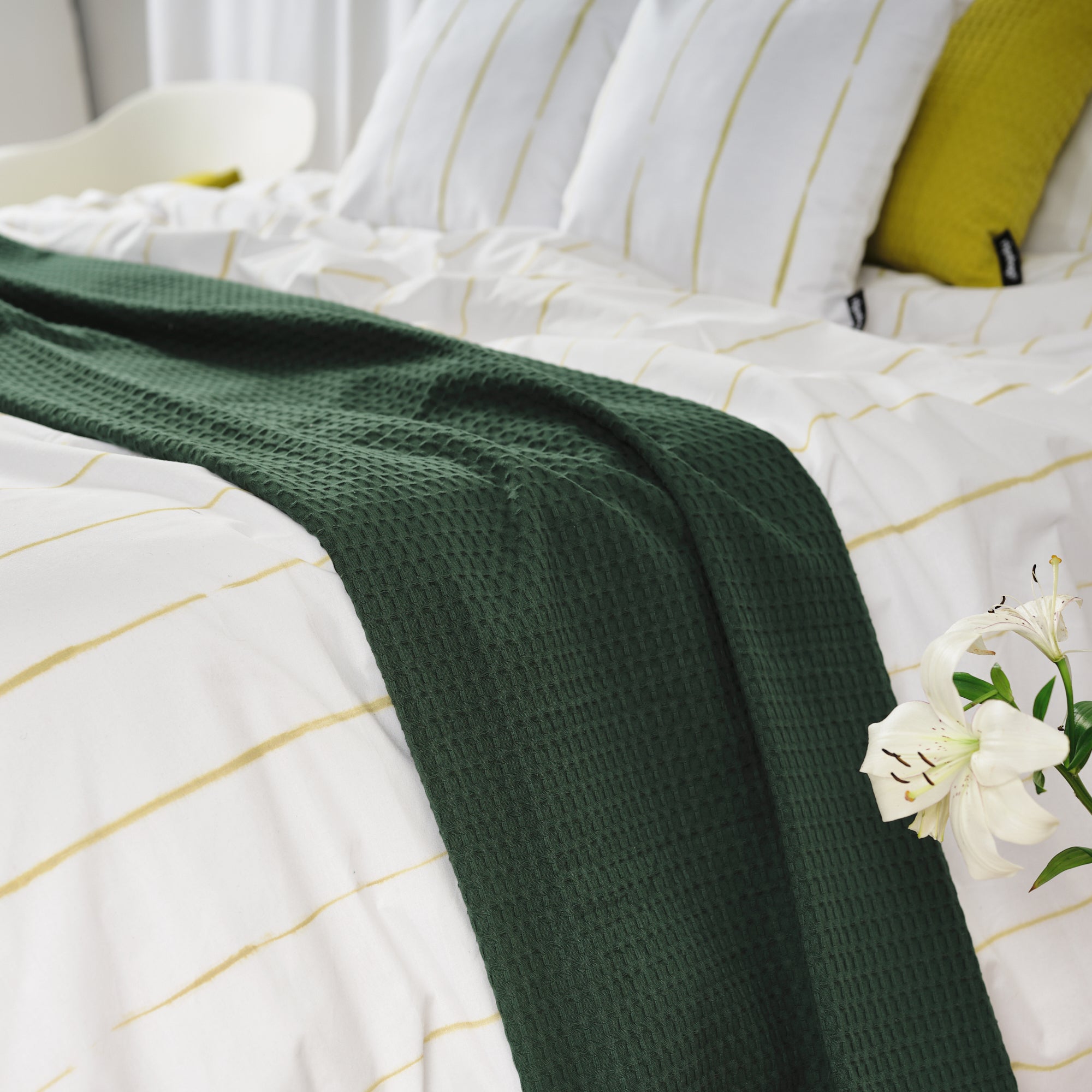 Housse de couette Andover Vert clair 100% coton