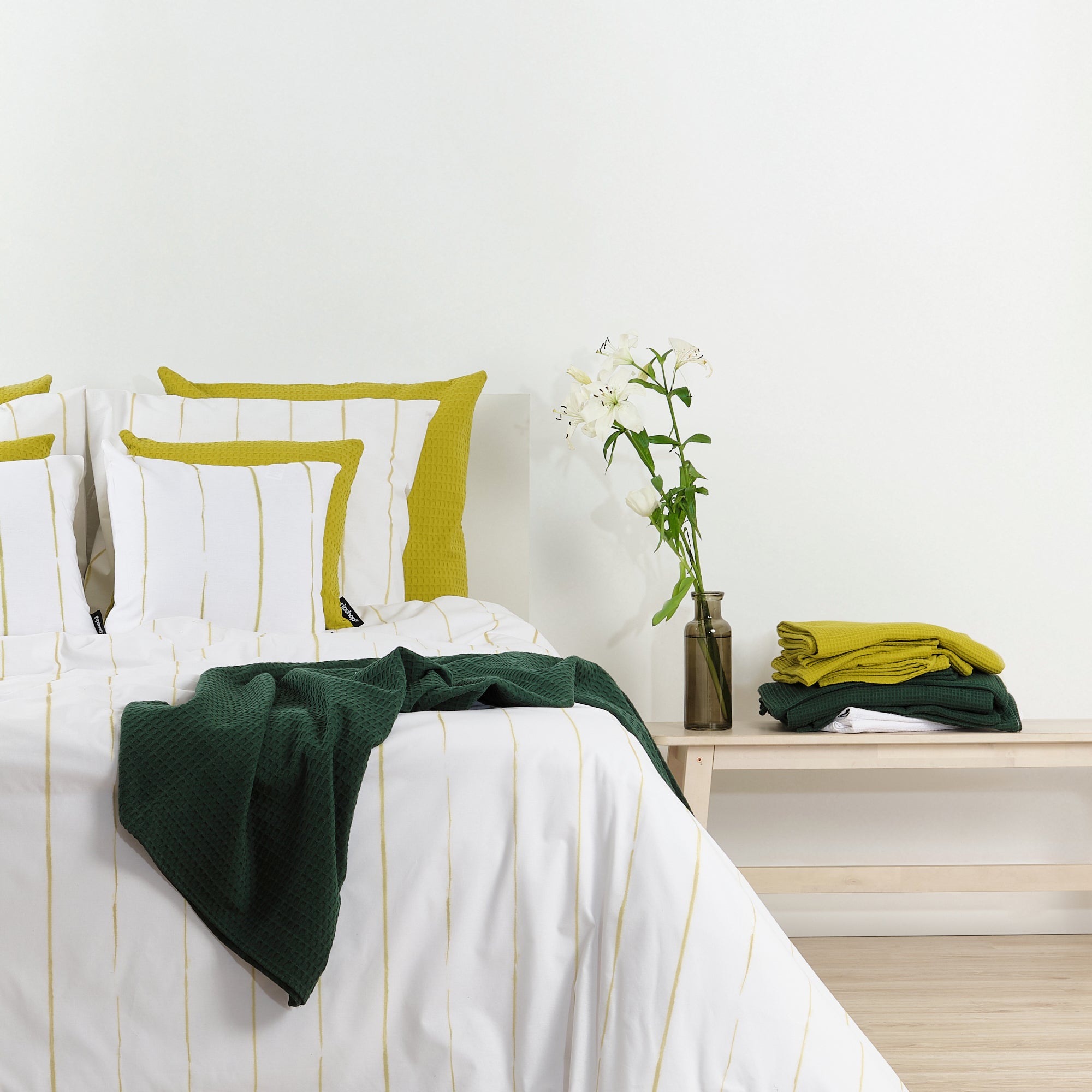 Housse de couette Andover Vert clair 100% coton