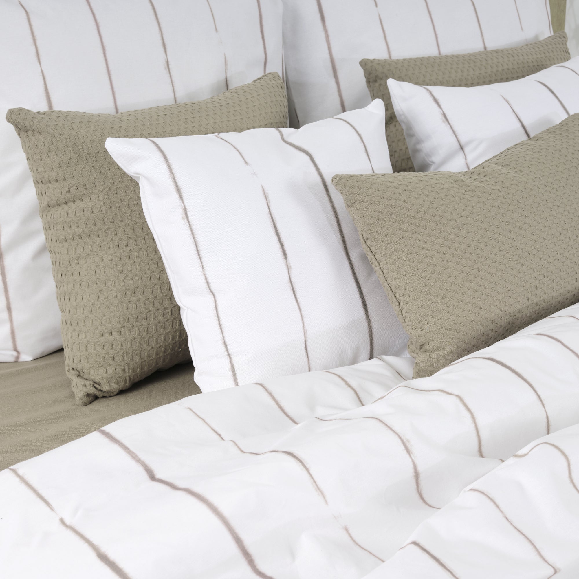 Housse de couette Andover Brown 100% coton