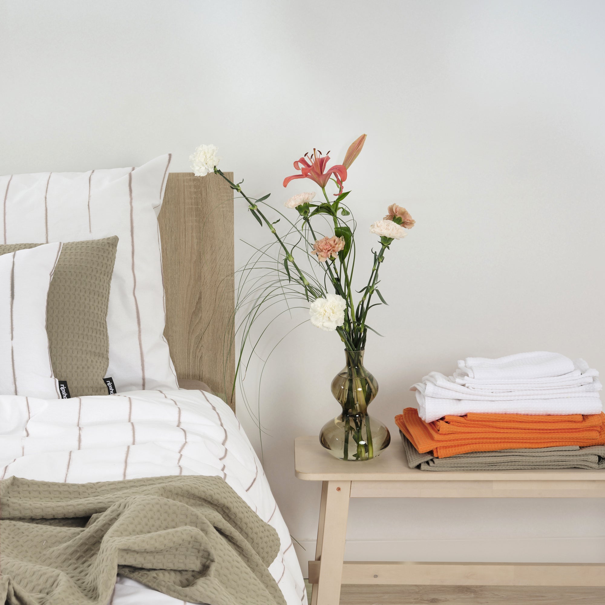 Housse de couette Andover Brown 100% coton