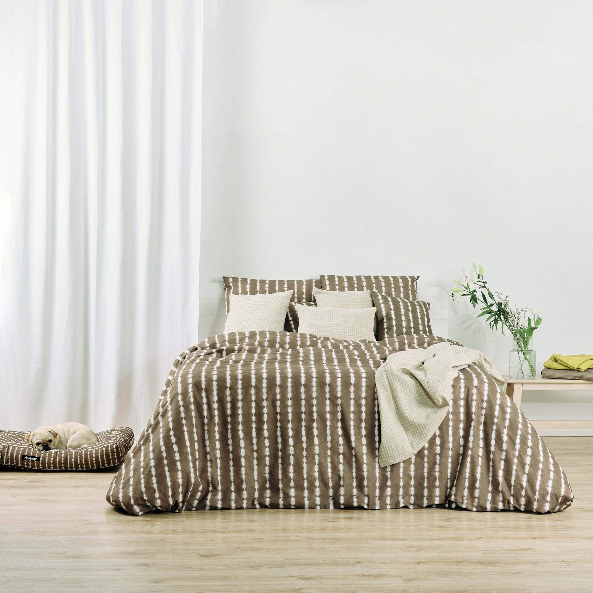 Housse de couette Bolton Brown 100% coton