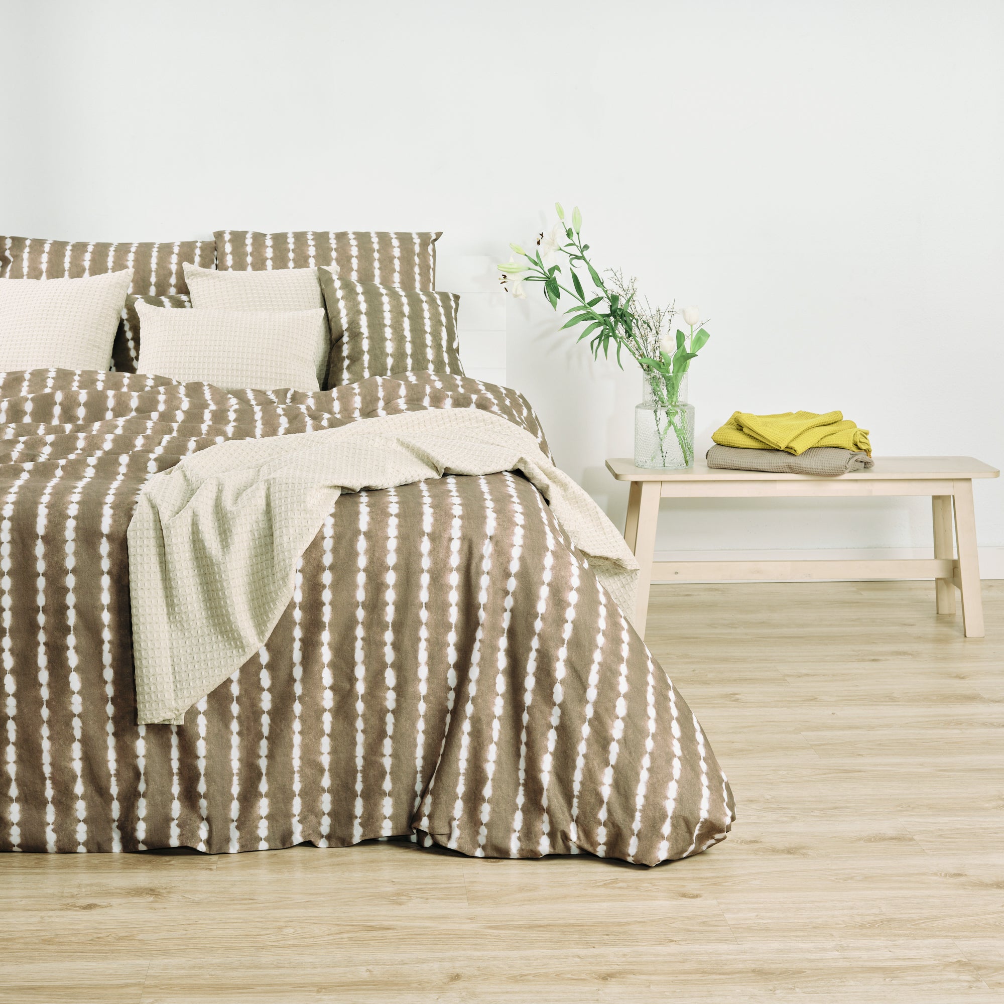 Housse de couette Bolton Brown 100% coton