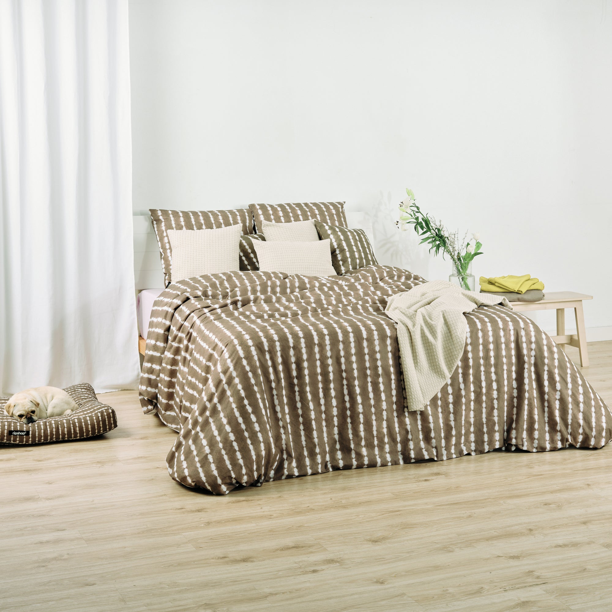 Housse de couette Bolton Brown 100% coton