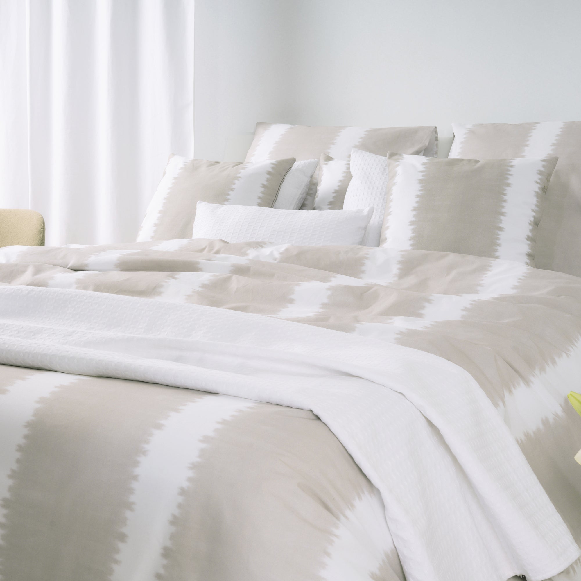 Housse de couette Bristol Beige 100% coton