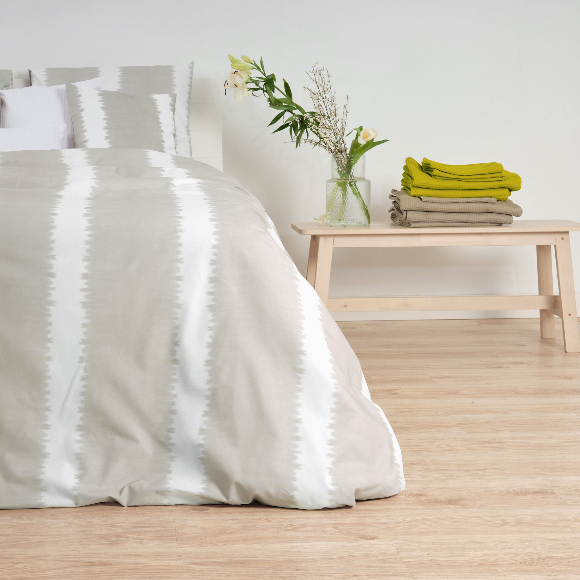 Housse de couette Bristol Beige 100% coton