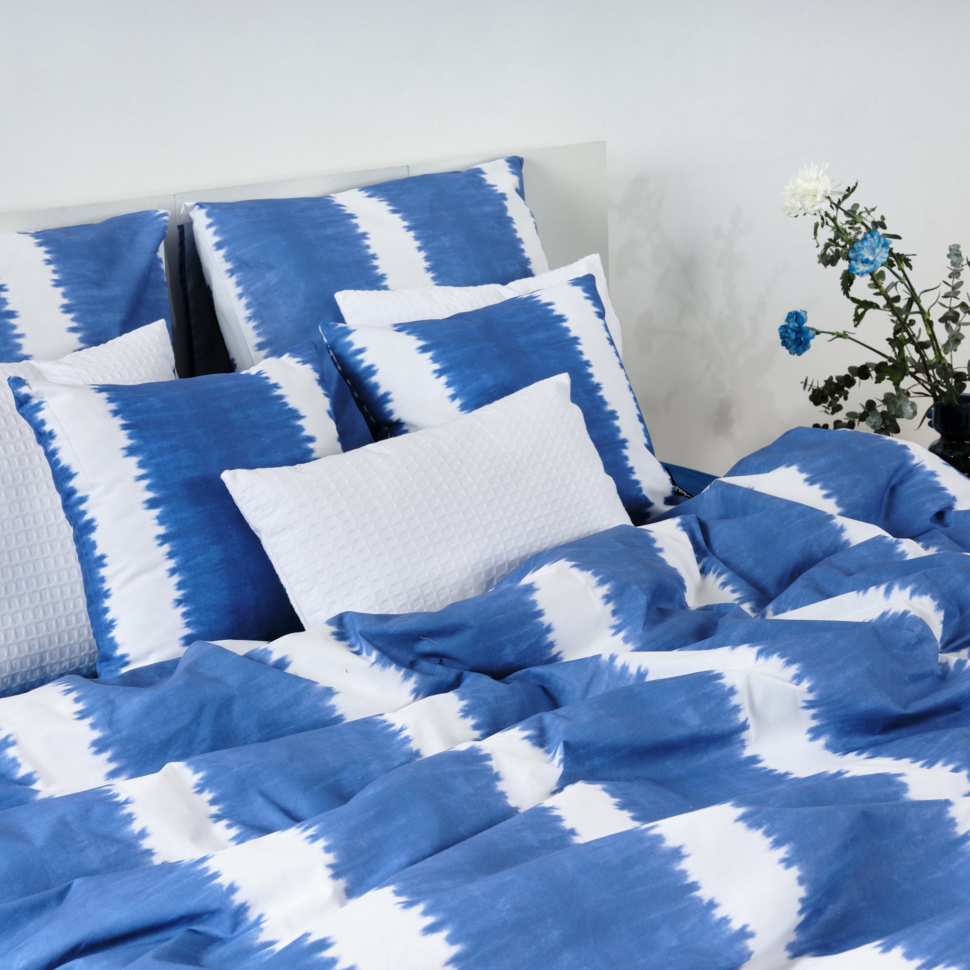 Housse de couette Bristol Cobalt Blue 100% coton