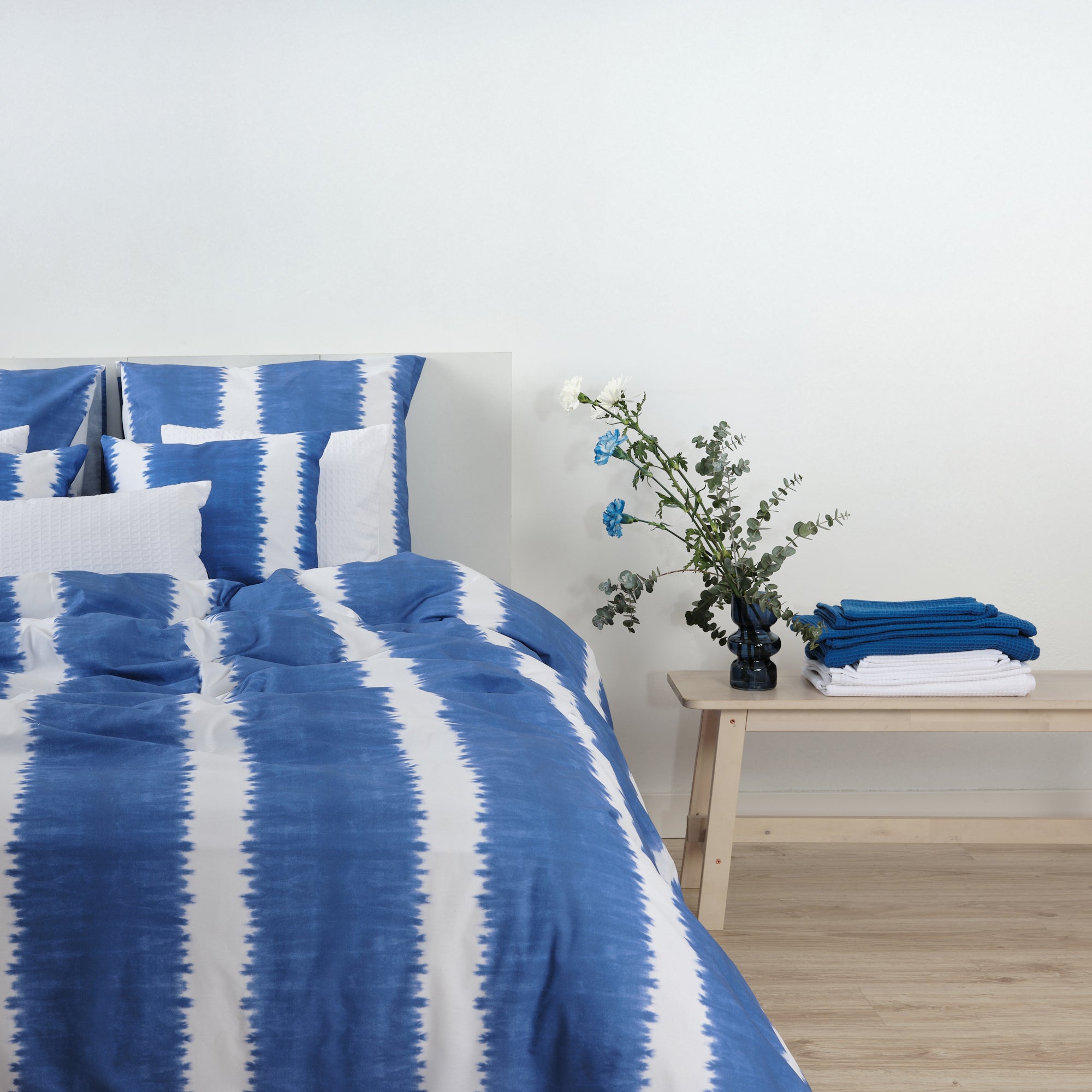 Housse de couette Bristol Cobalt Blue 100% coton