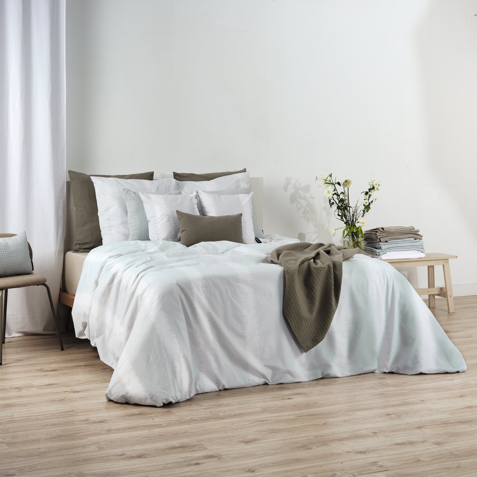 Bristol Mint duvet cover 100% cotton