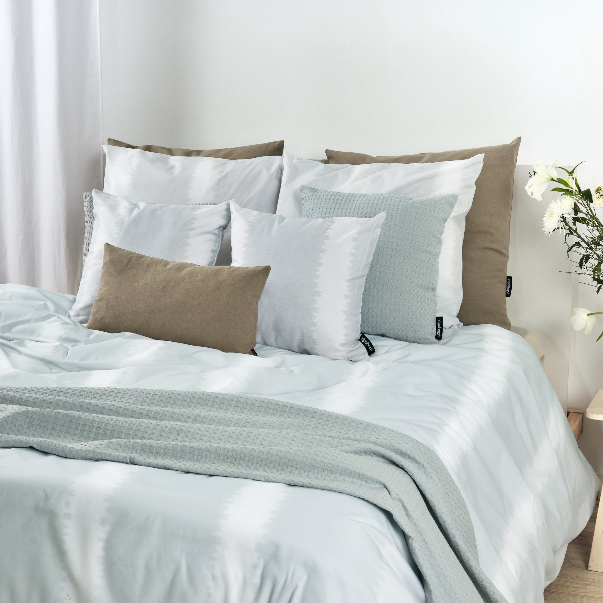 Bristol Mint duvet cover 100% cotton