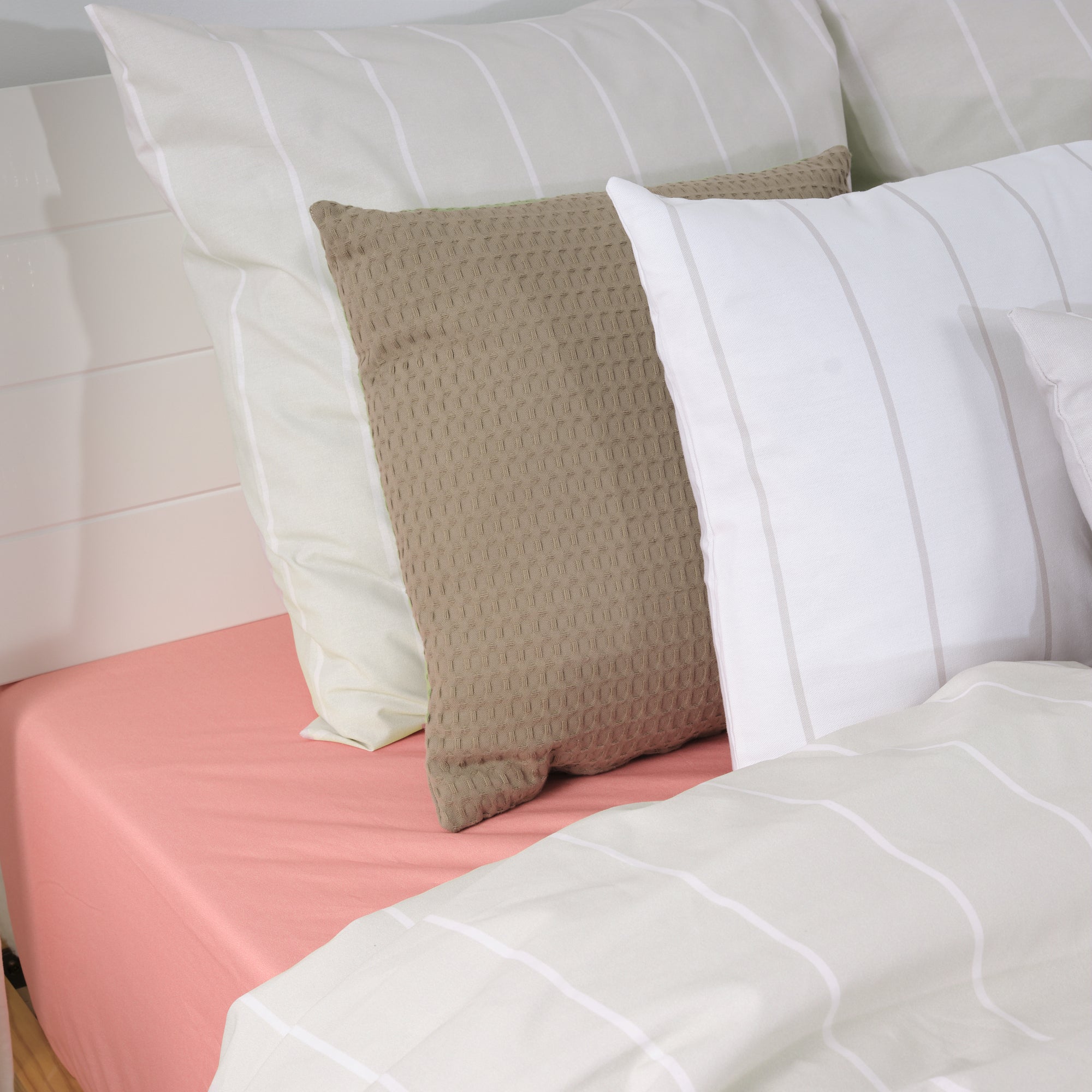 Housse de couette Clifton Beige 100% coton