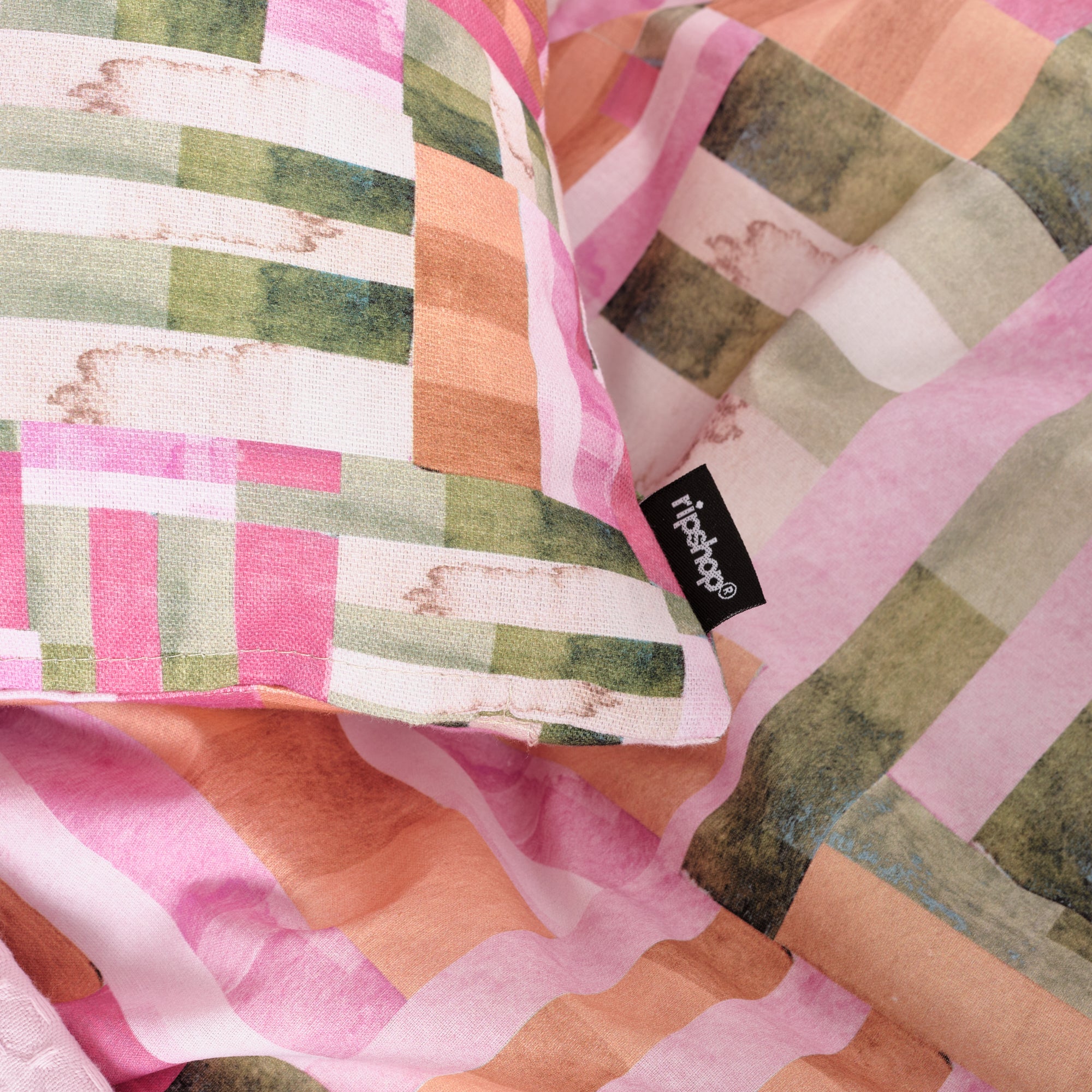 Housse de couette Diss Fuchsia 100% coton