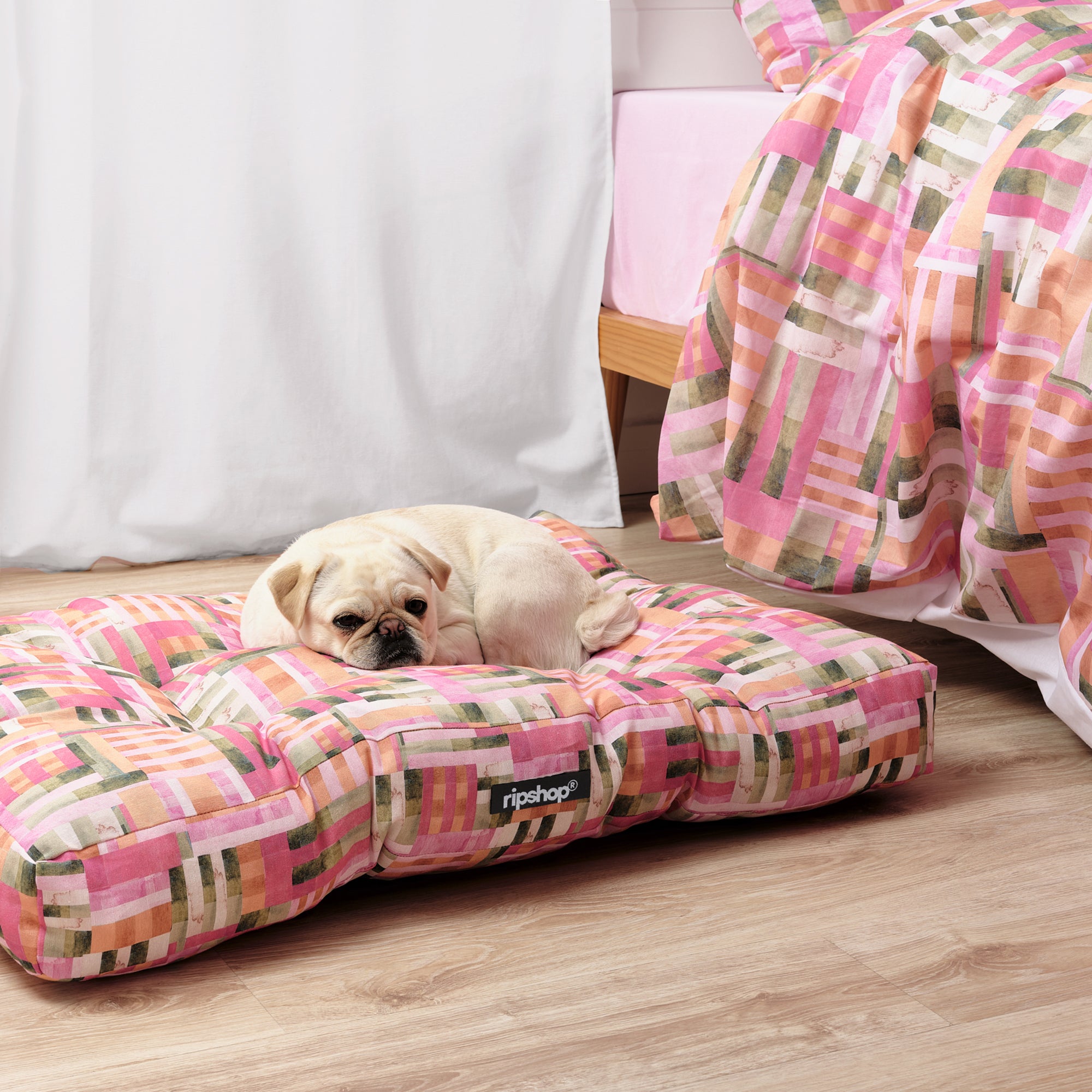 Housse de couette Diss Fuchsia 100% coton