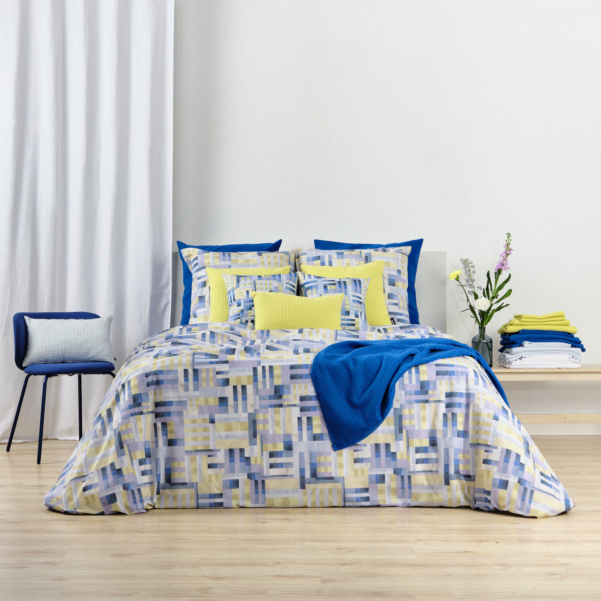 Diss Blue Duvet Cover 100% Cotton