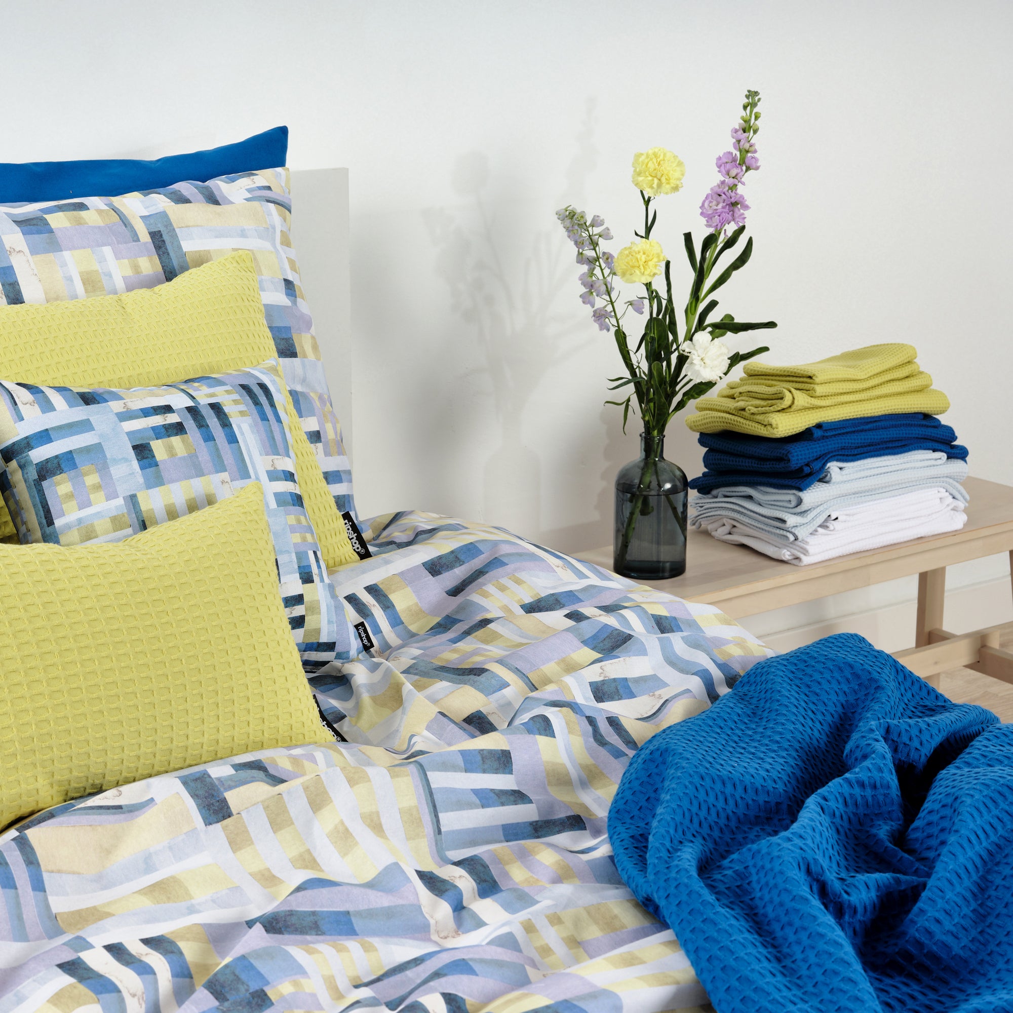 Diss Blue Duvet Cover 100% Cotton