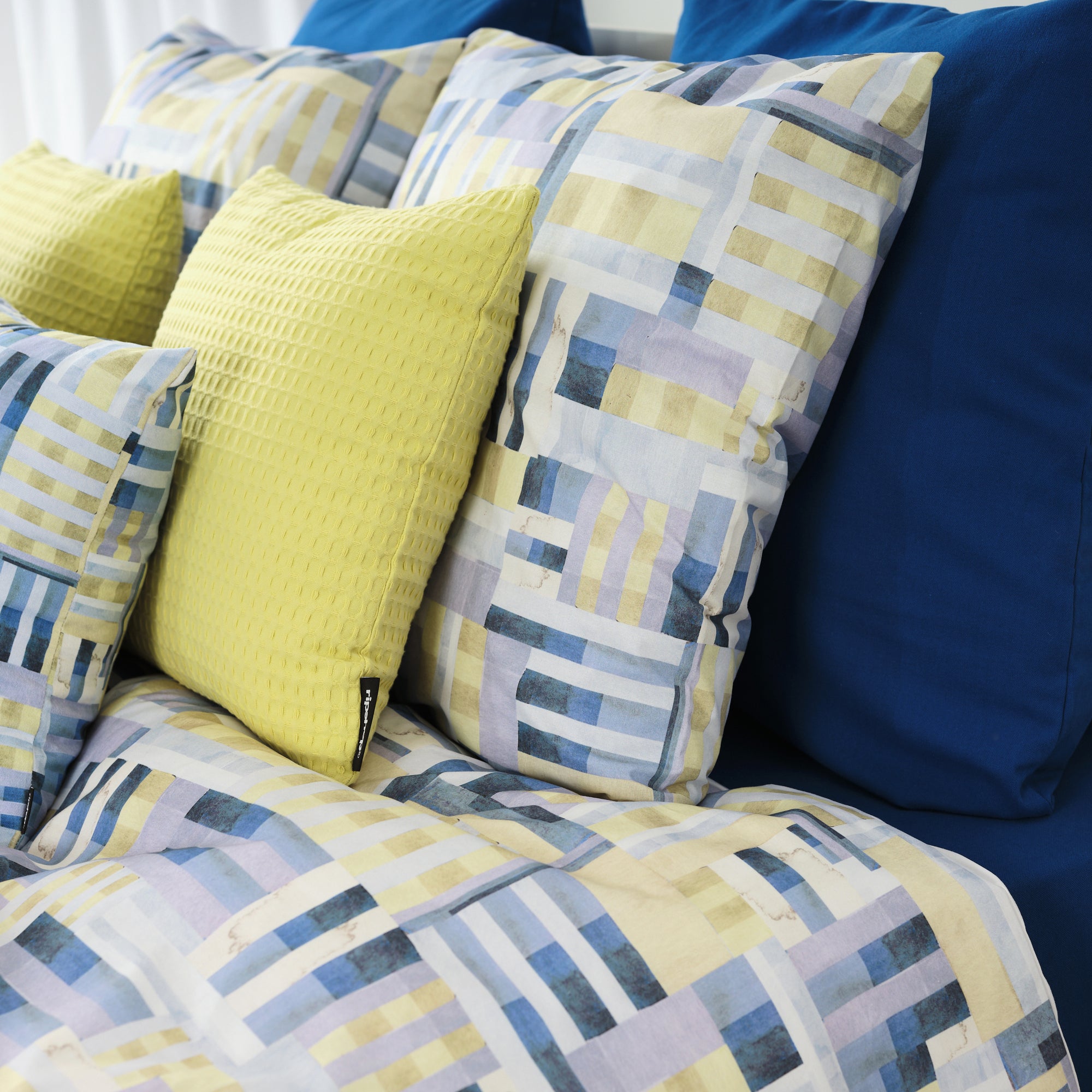 Diss Blue Duvet Cover 100% Cotton