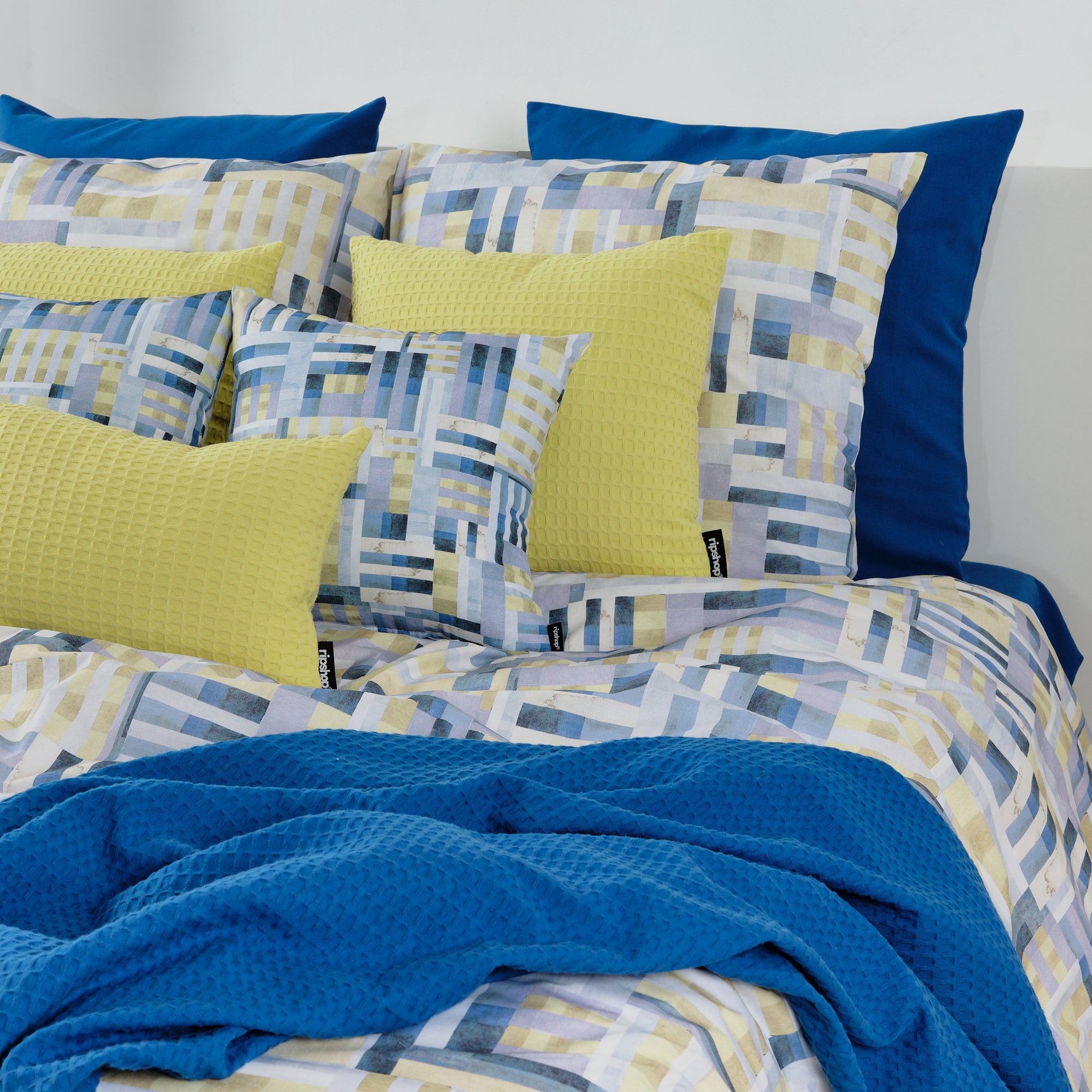 Diss Blue Duvet Cover 100% Cotton