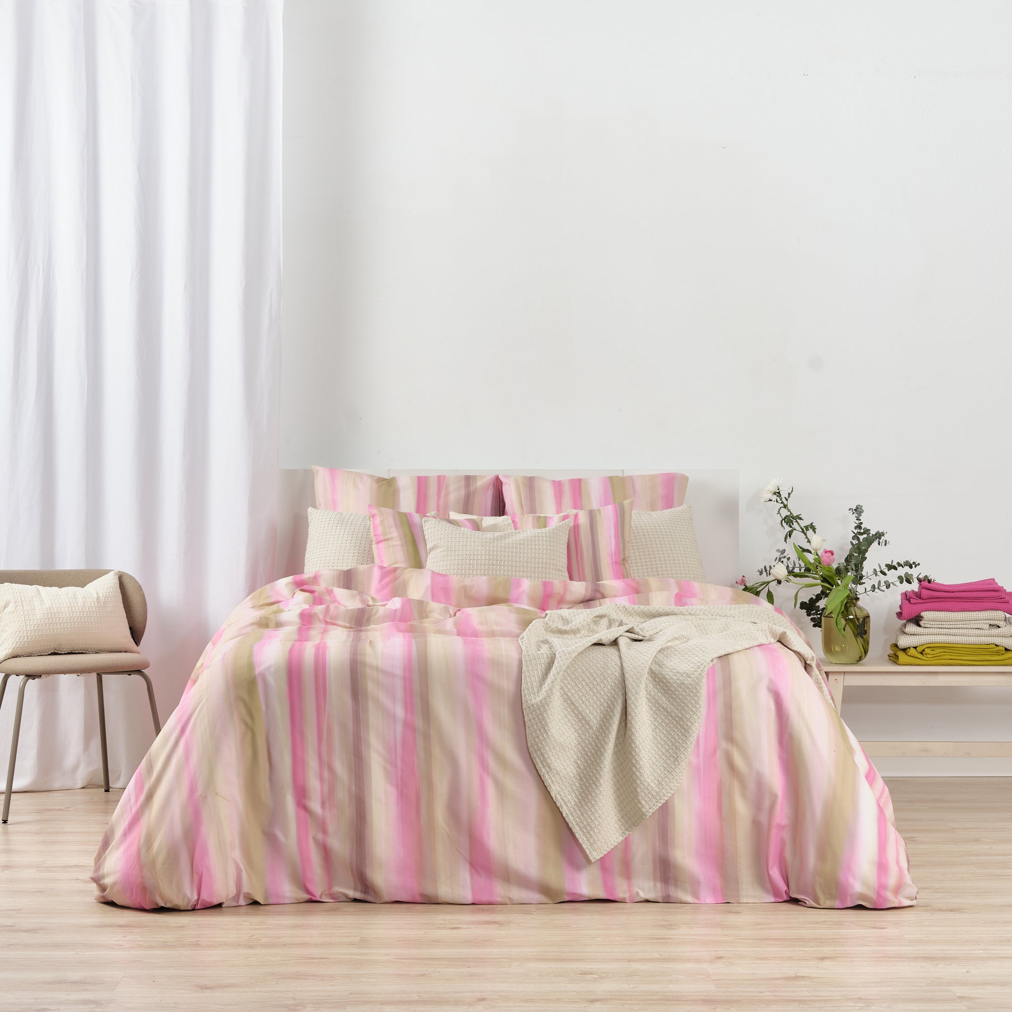 Housse de couette Exeter Green 100% coton