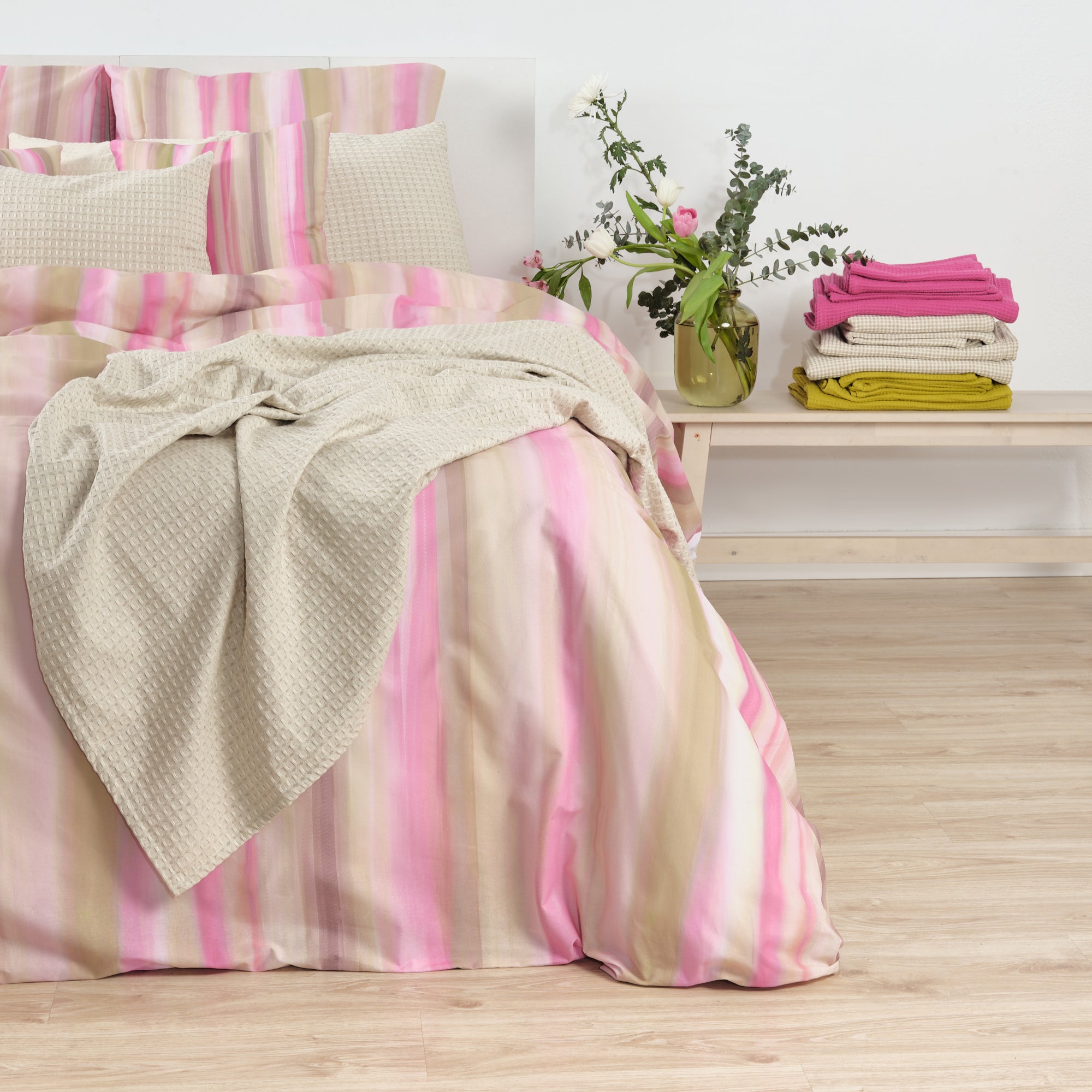 Housse de couette Exeter Green 100% coton