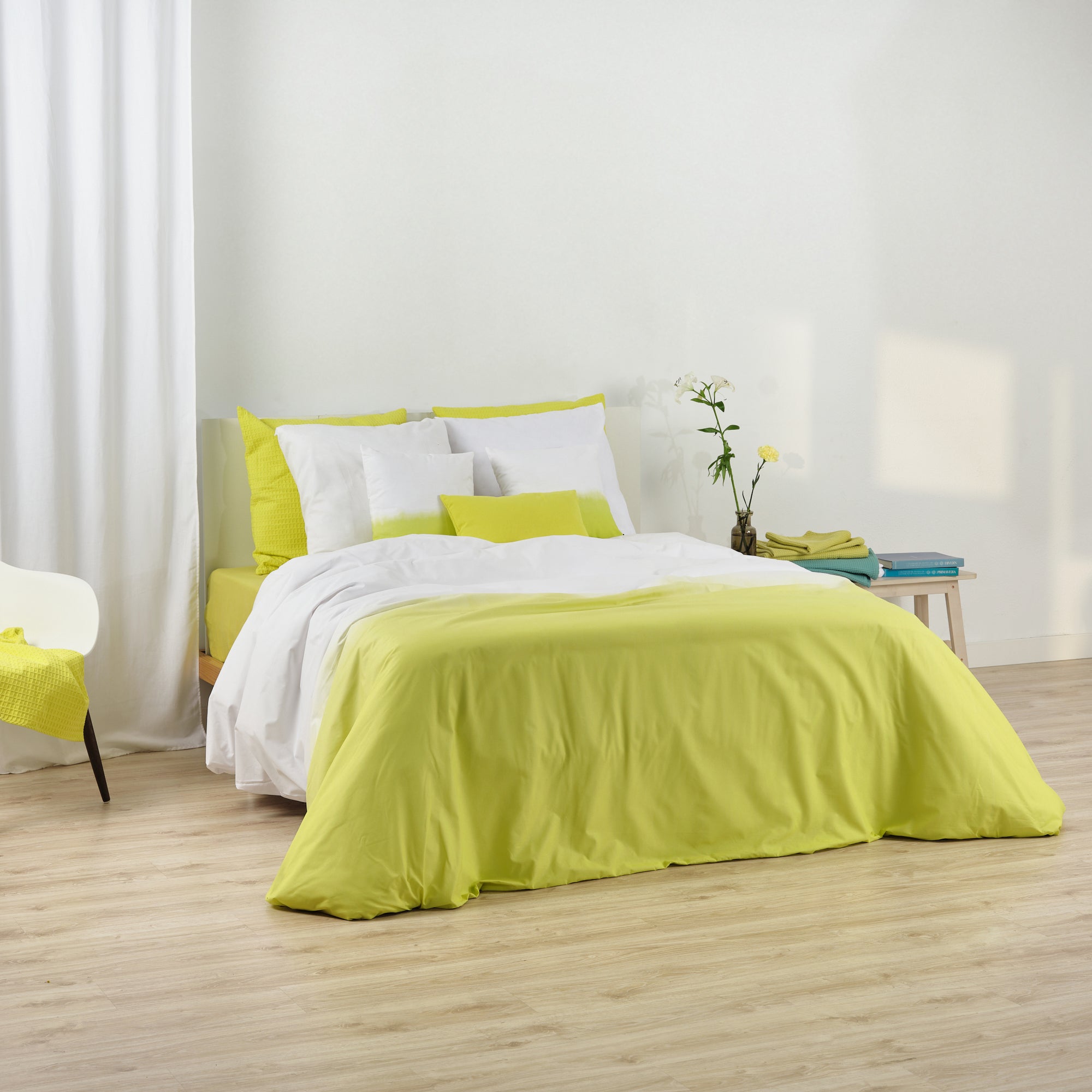 Fowey Yellow Duvet Cover 100% Cotton