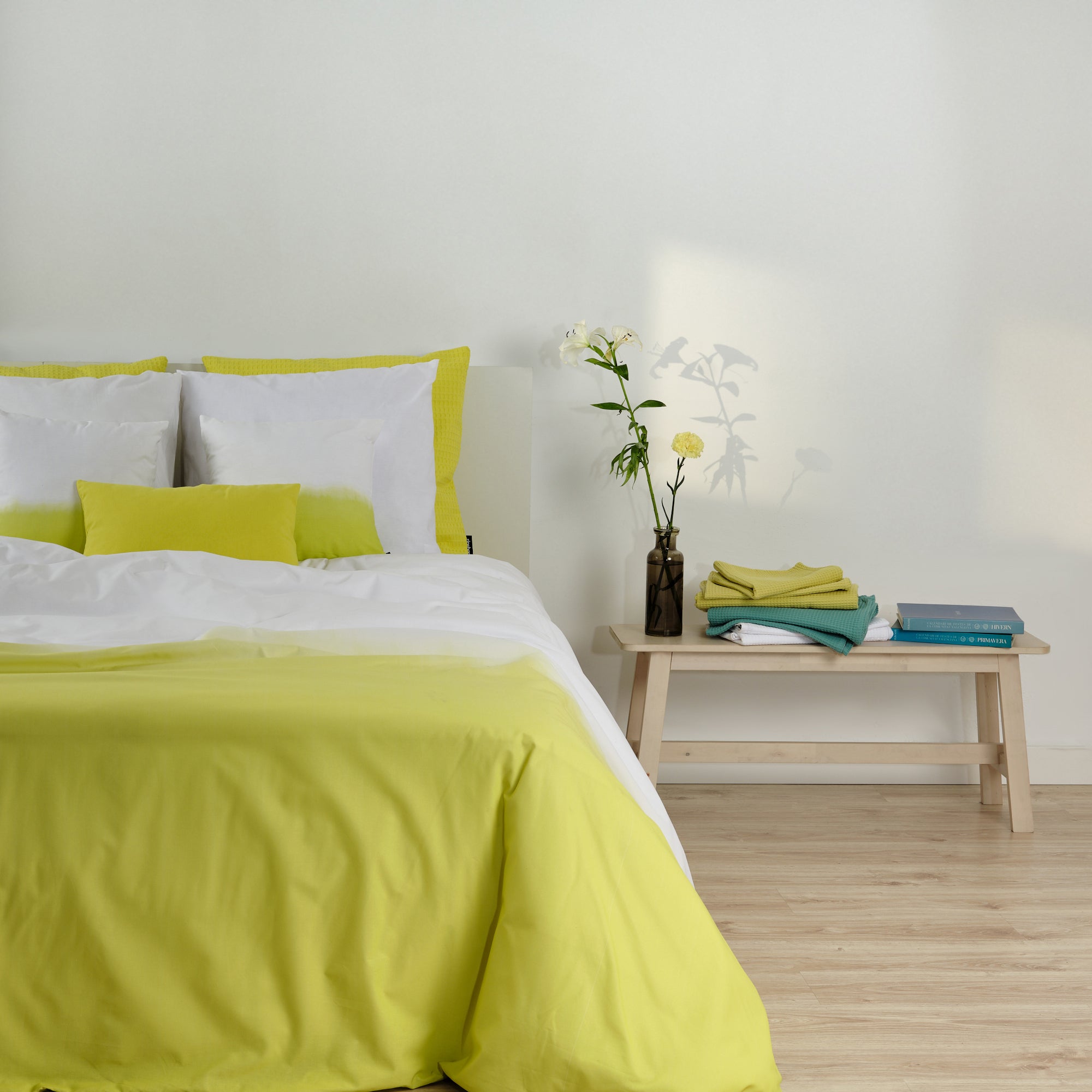 Fowey Yellow Duvet Cover 100% Cotton