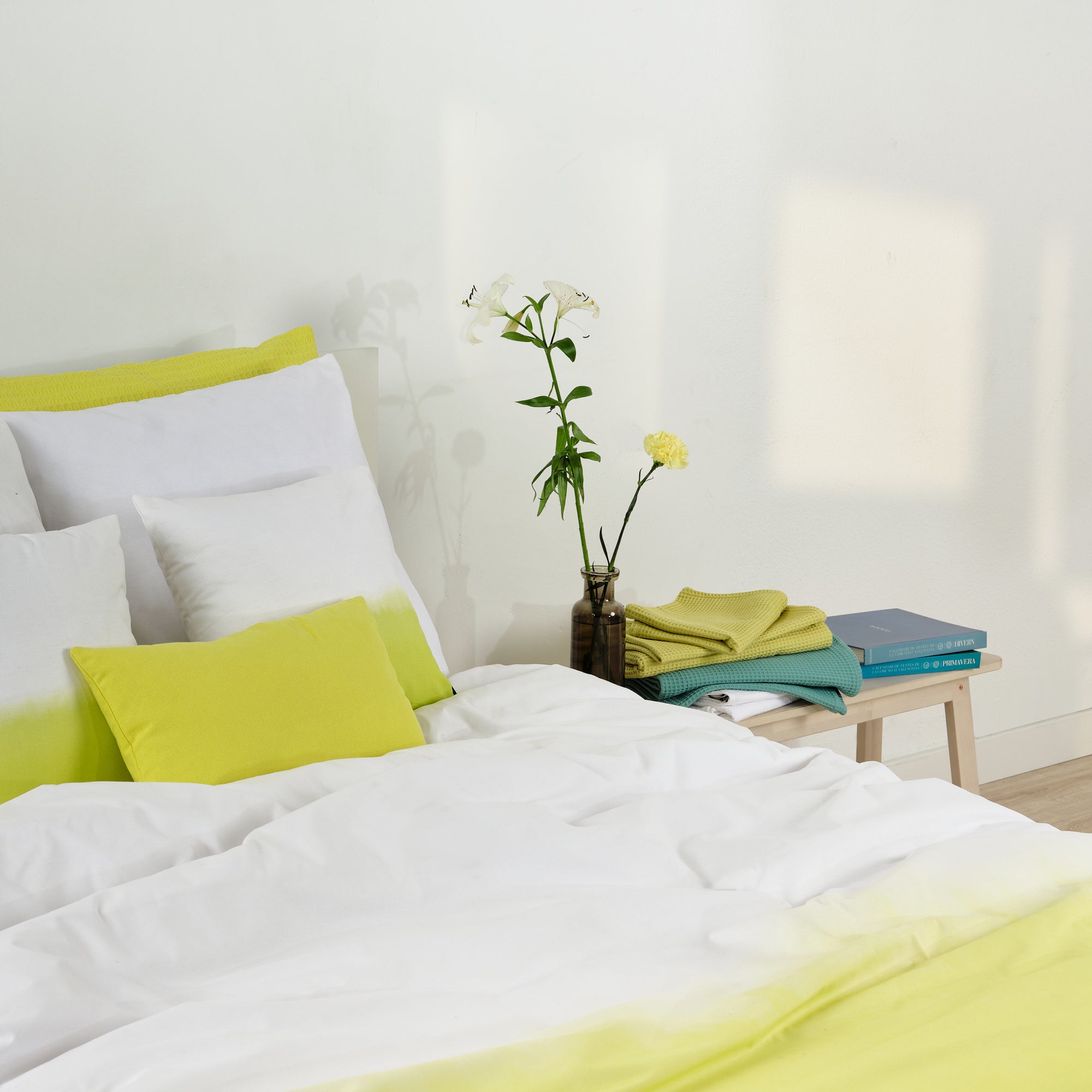 Fowey Yellow Duvet Cover 100% Cotton