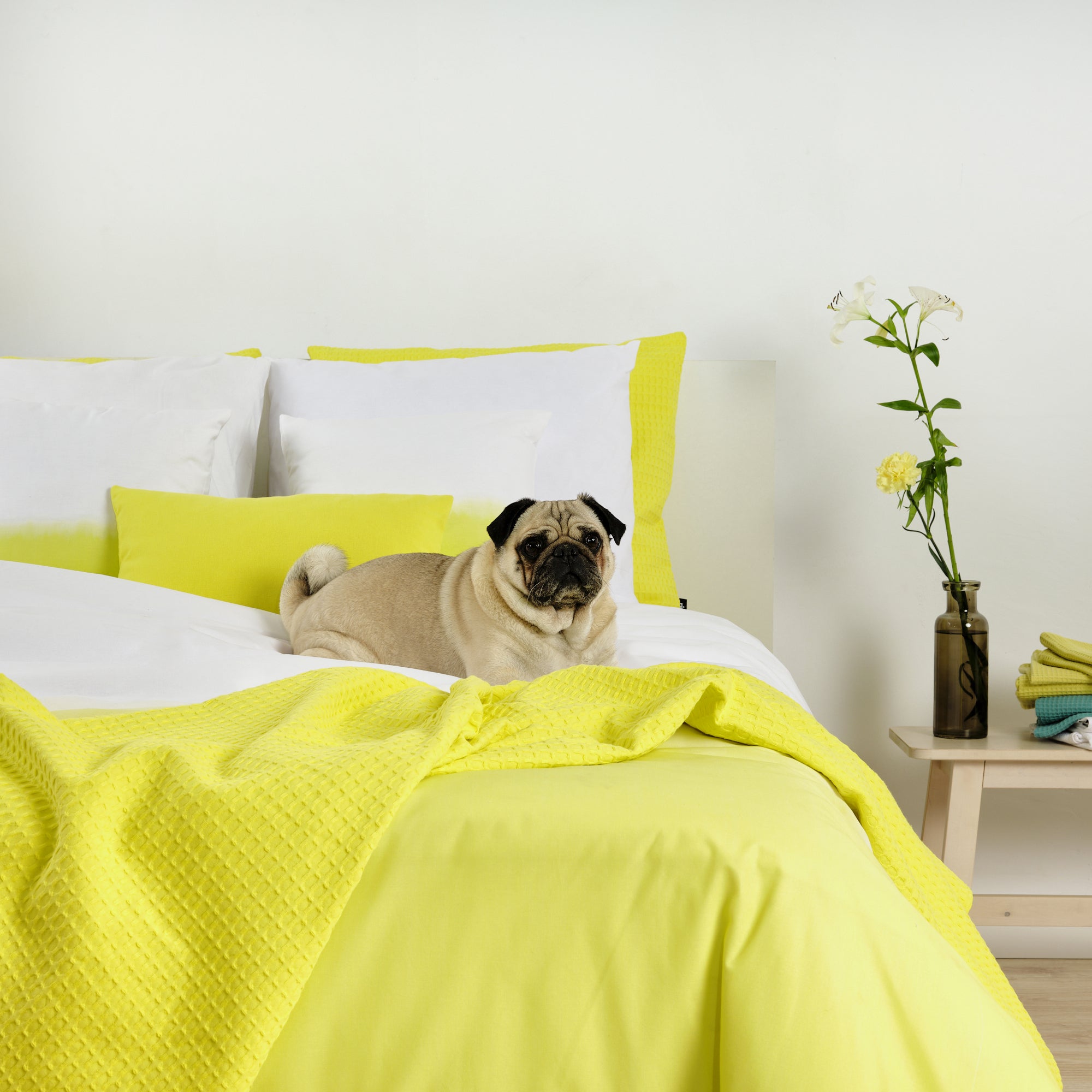 Fowey Yellow Duvet Cover 100% Cotton