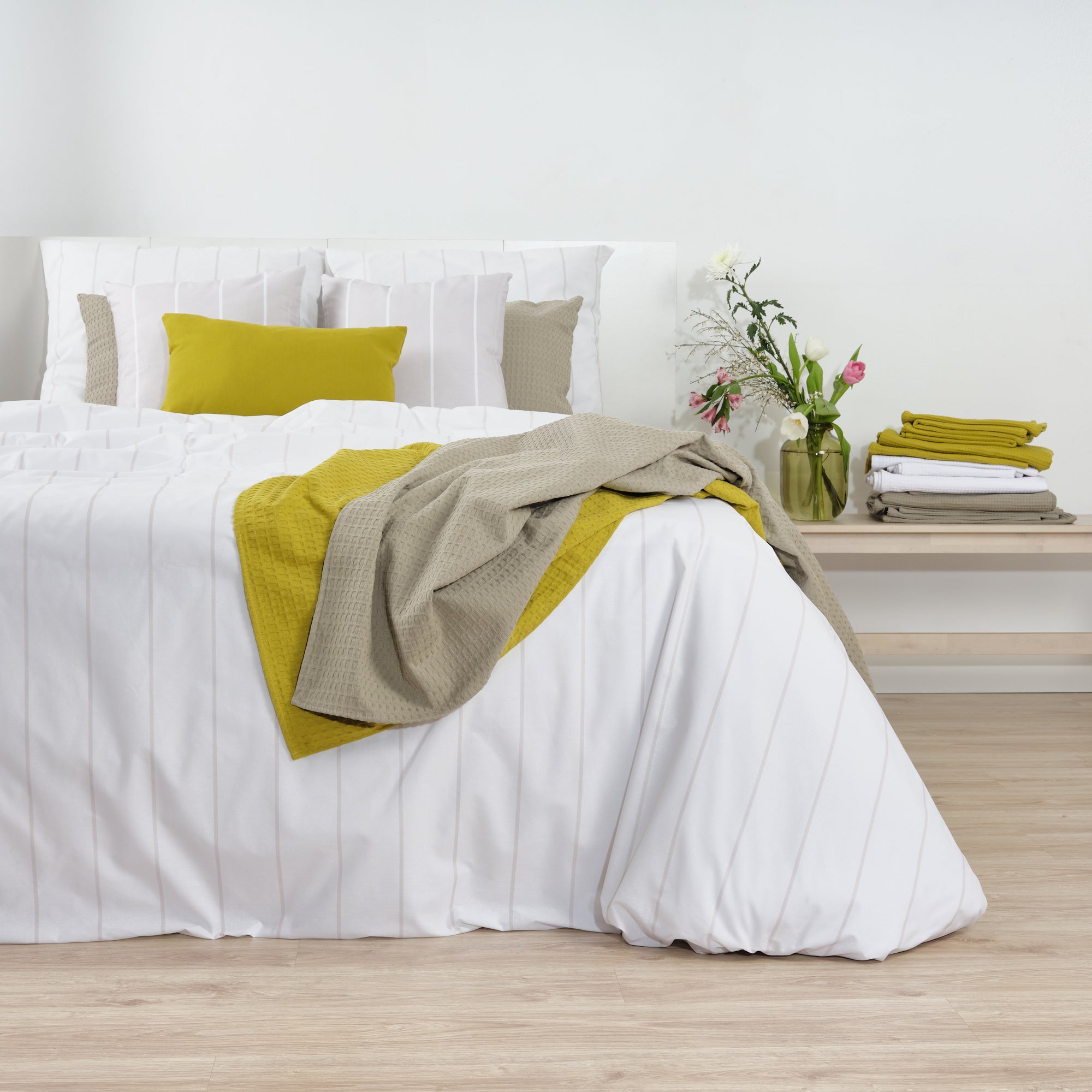 Funda nórdica Hyde Beig 100% algodón