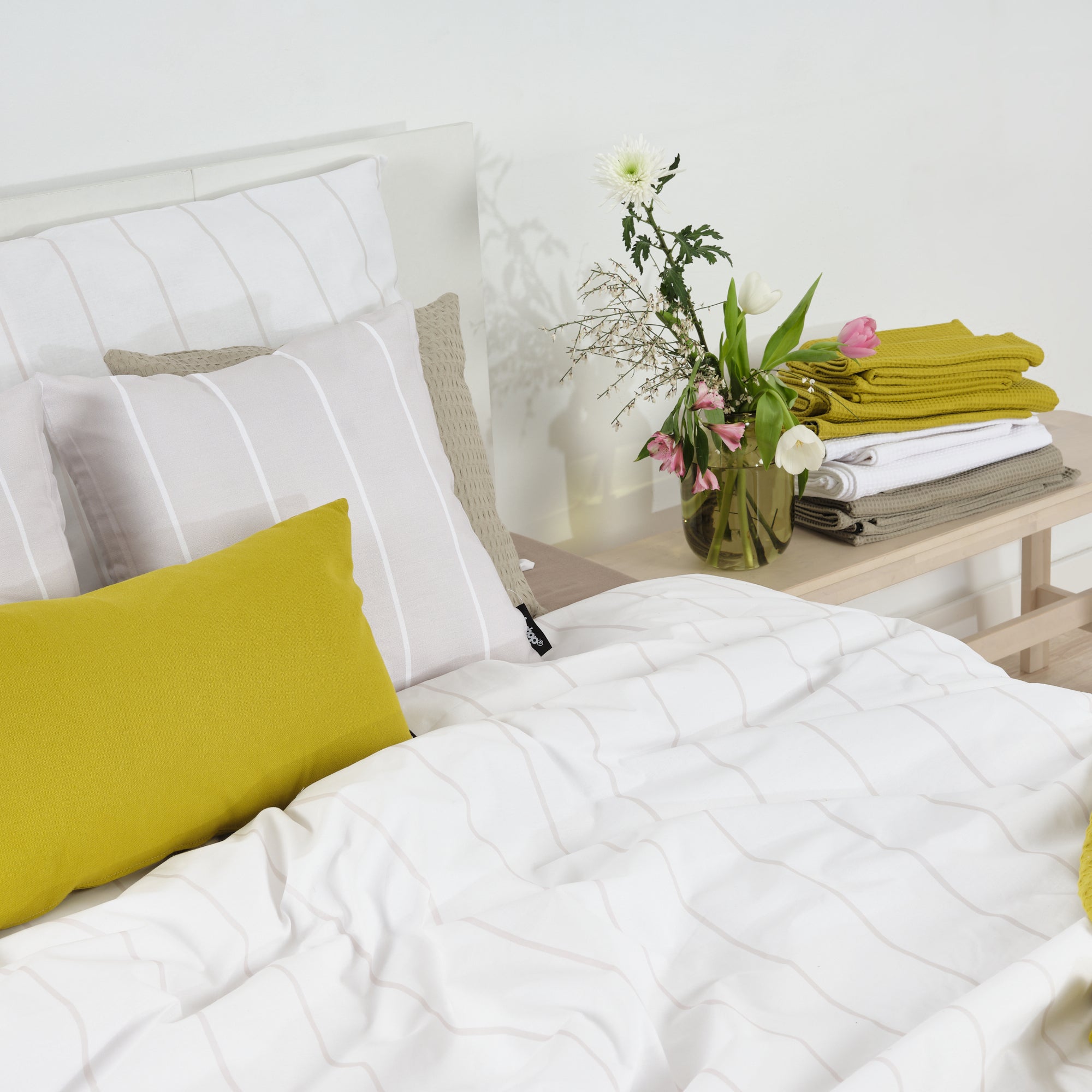 Funda nórdica Hyde Beig 100% algodón