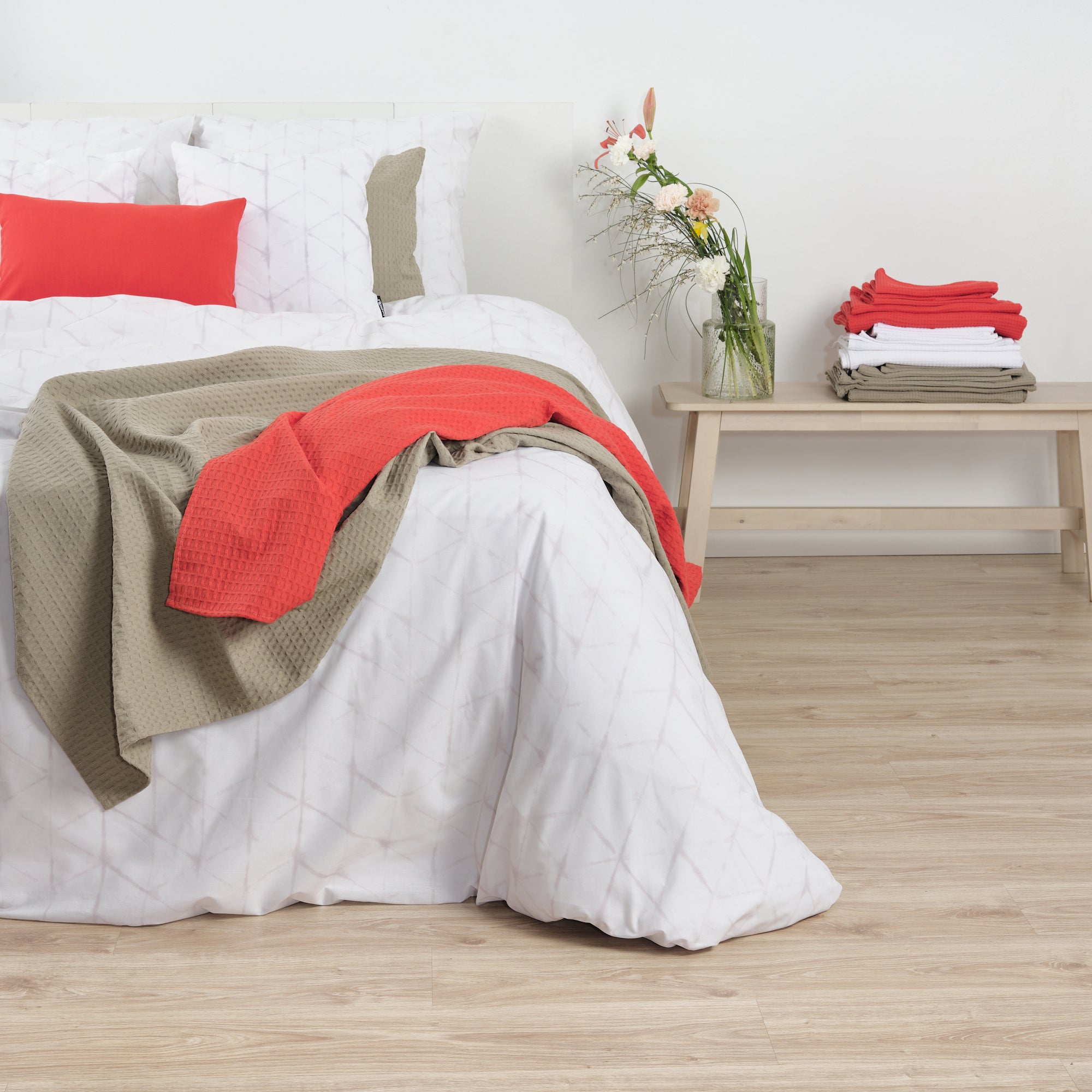 Leek Grey Duvet Cover 100% Cotton
