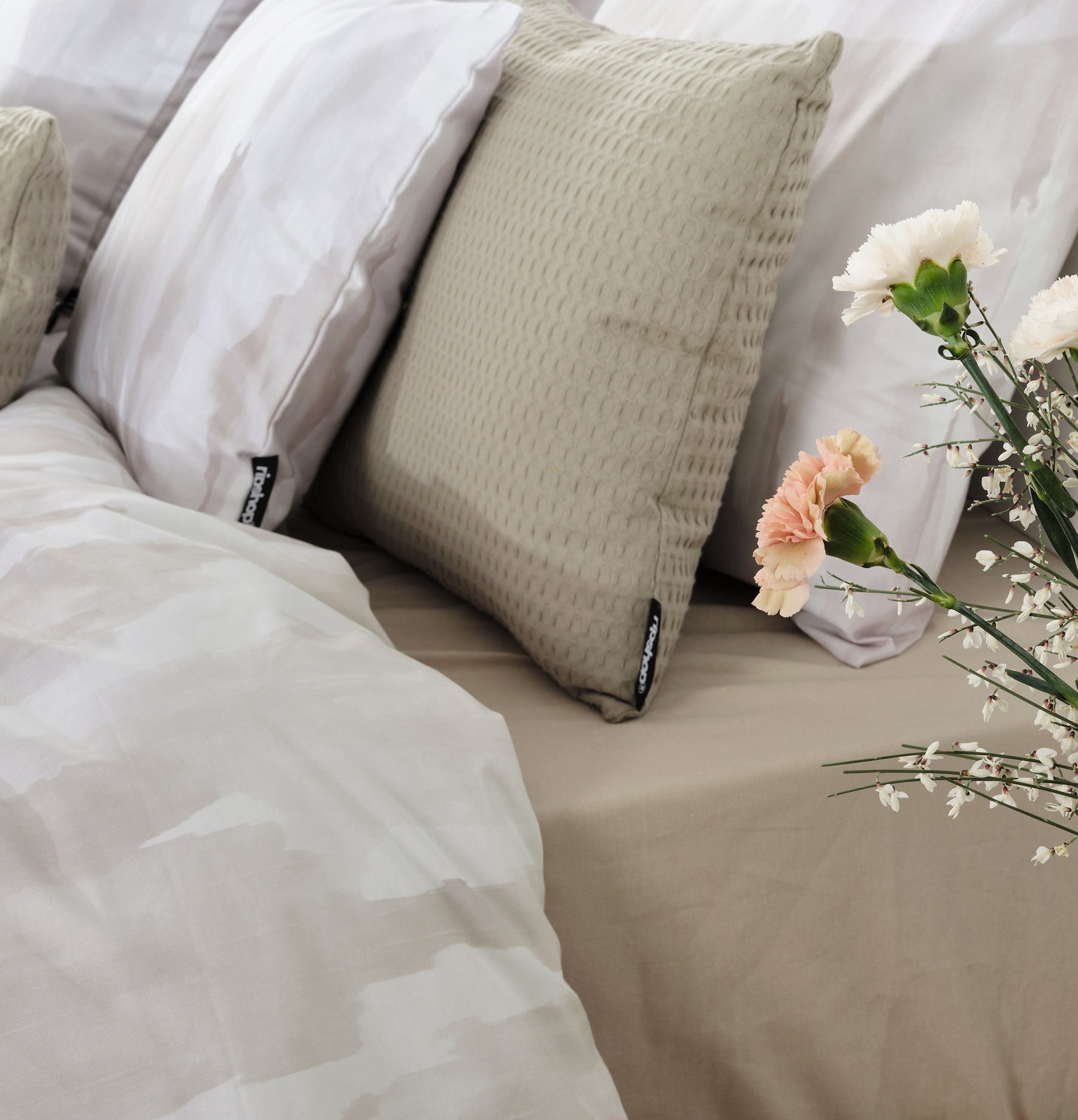 Funda nórdica Luton Gris 100% algodón