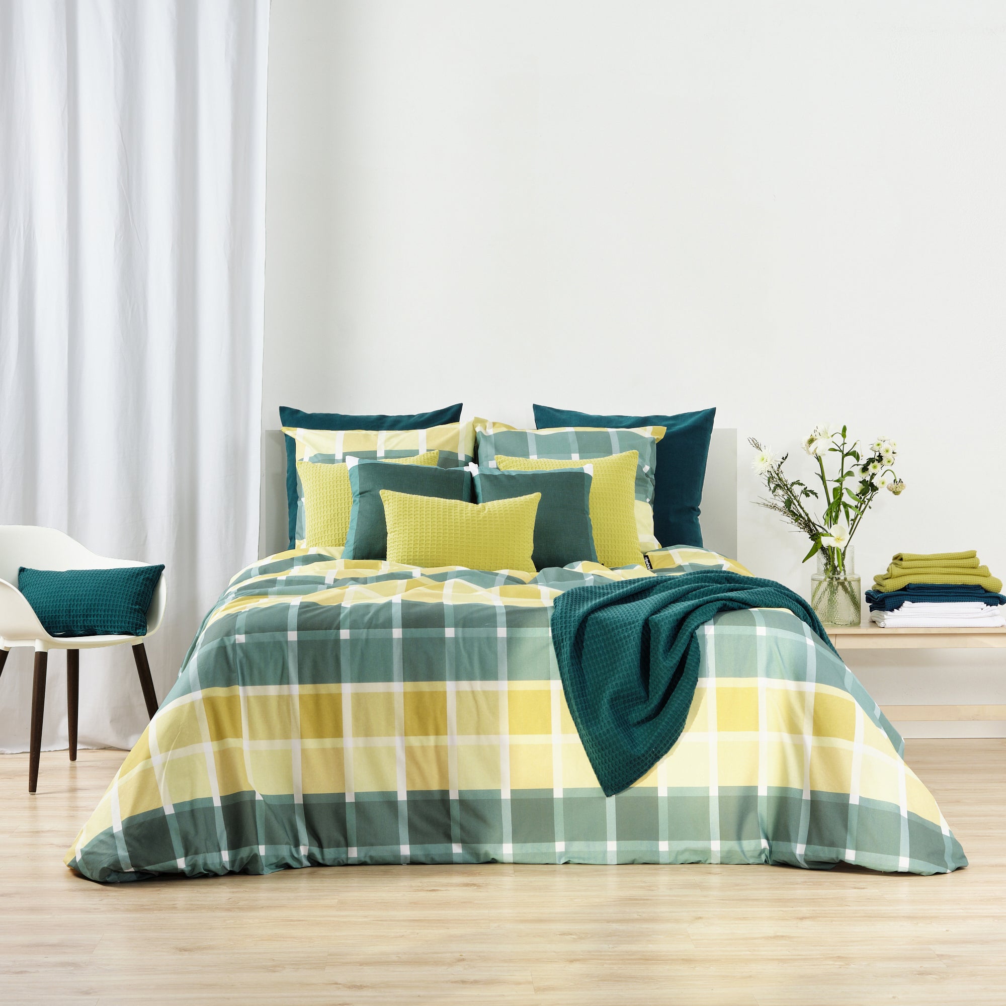 Funda nórdica Sutton Esmeralda 100% algodón