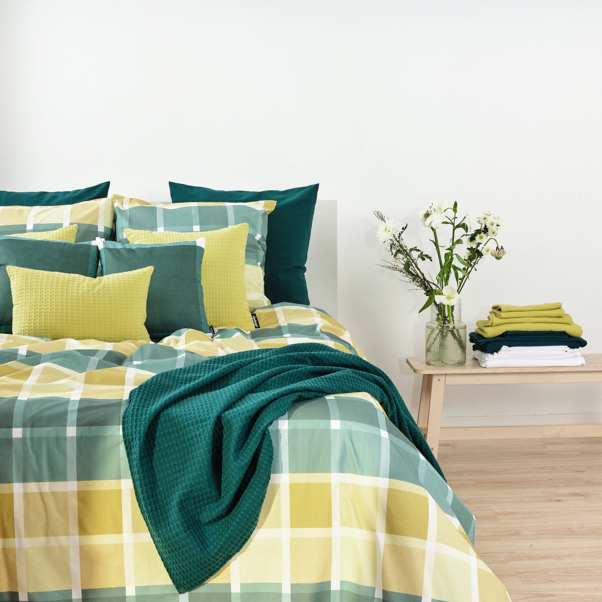 Funda nórdica Sutton Esmeralda 100% algodón