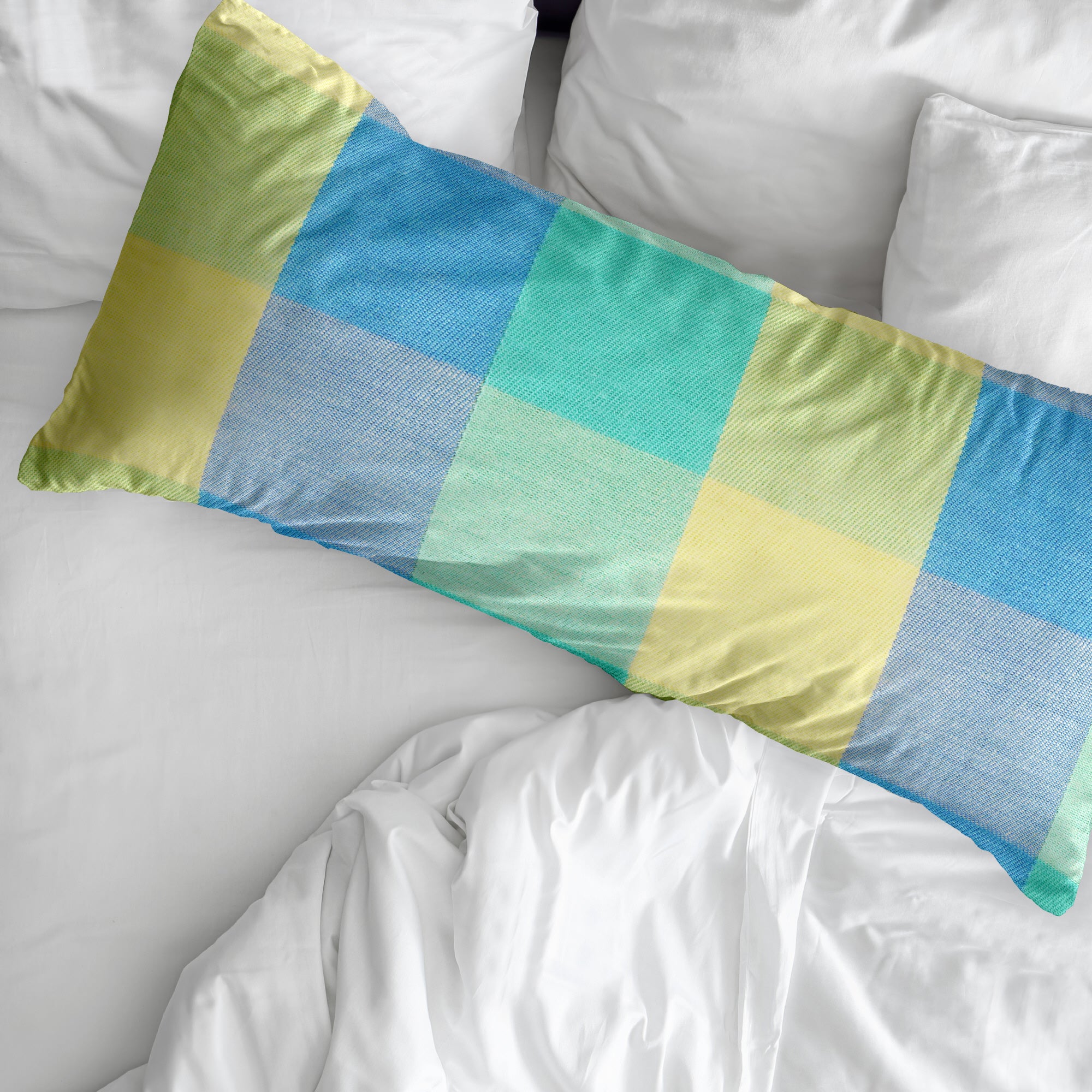 Taie d'oreiller Bath Blue 100% coton