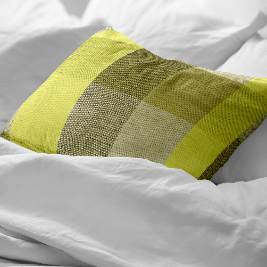 Funda de almohada Bath Verde 100% algodón