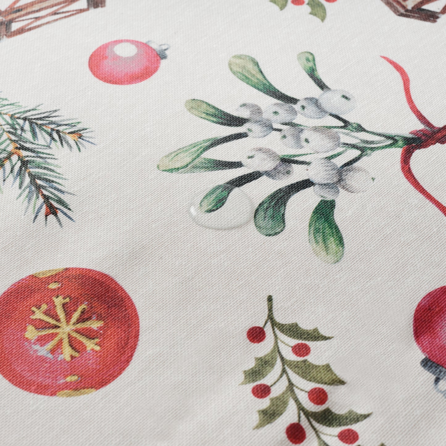 Merry Christmas 11 stain-resistant tablecloth