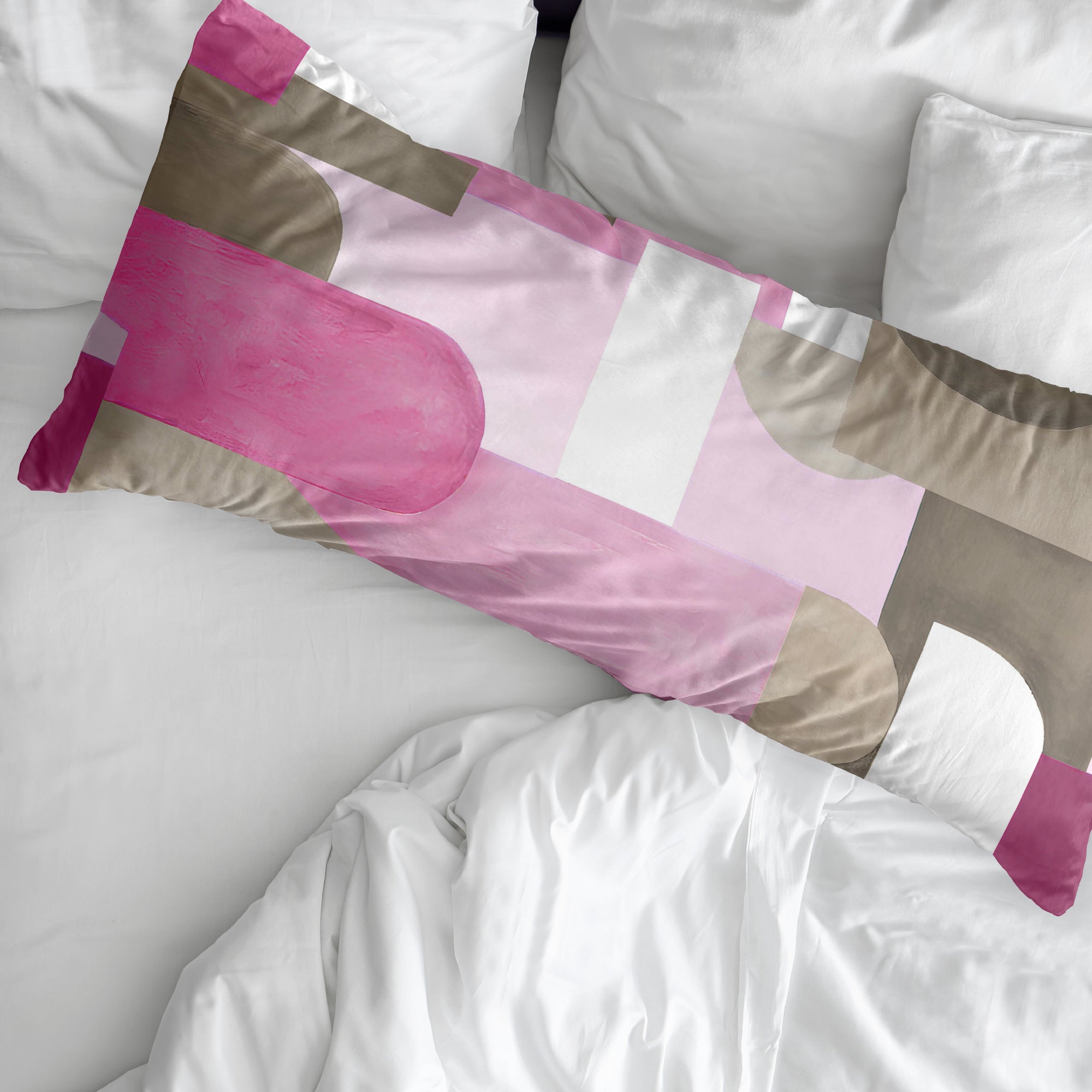 Funda de almohada Dundee Rosa 100% algodón