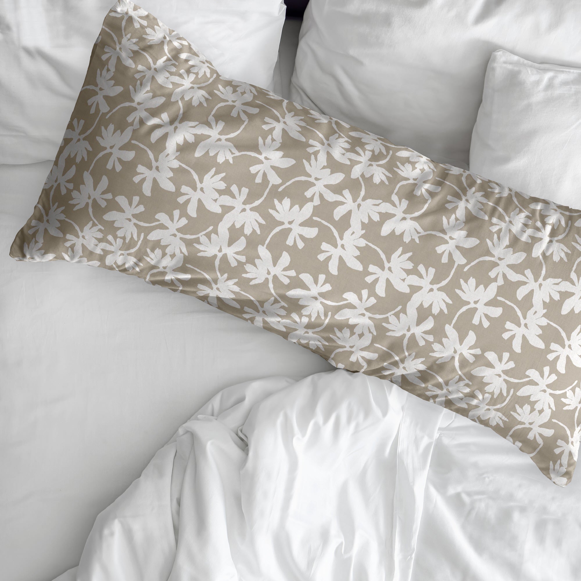 Halton Brown Pillowcase 100% Cotton