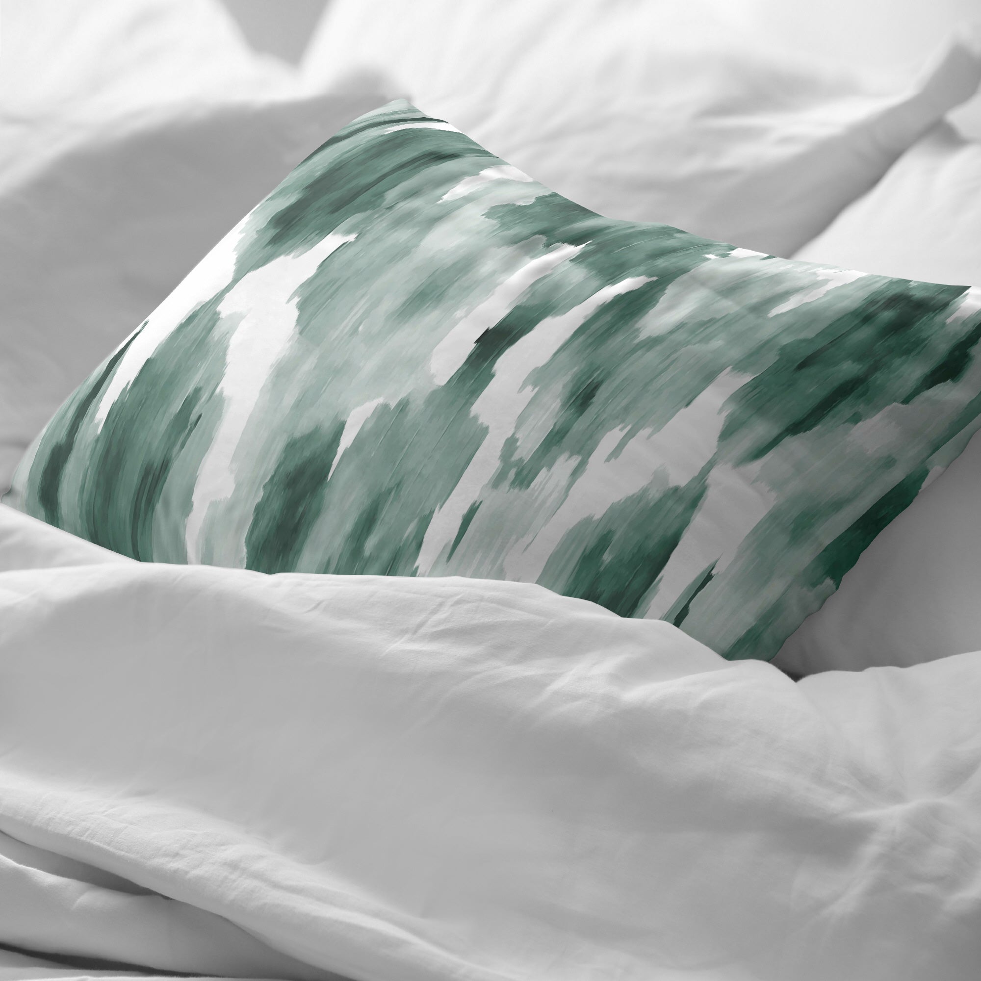 Funda de almohada Luton Esmeralda 100% algodón