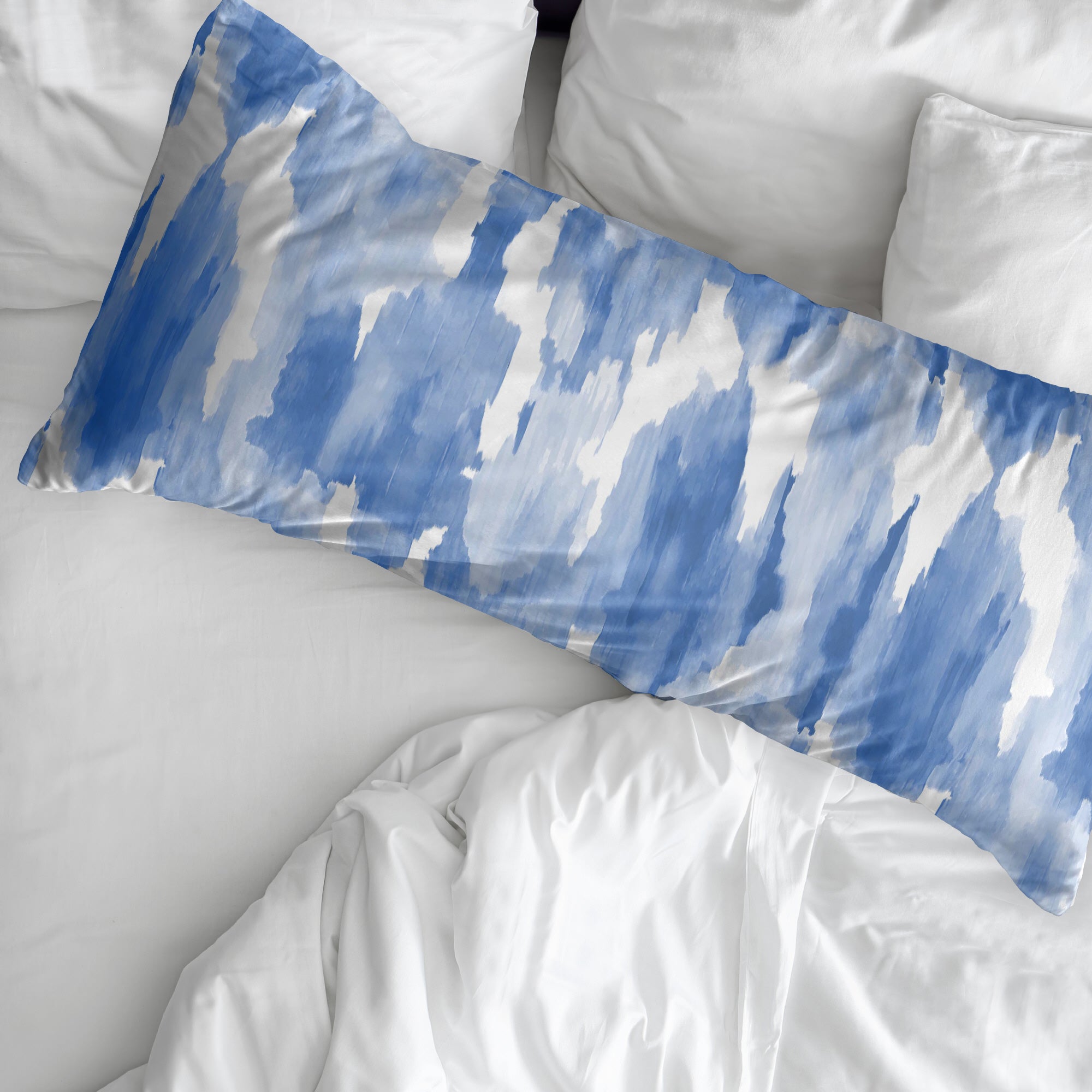 Taie d'oreiller Luton Blue 100% coton