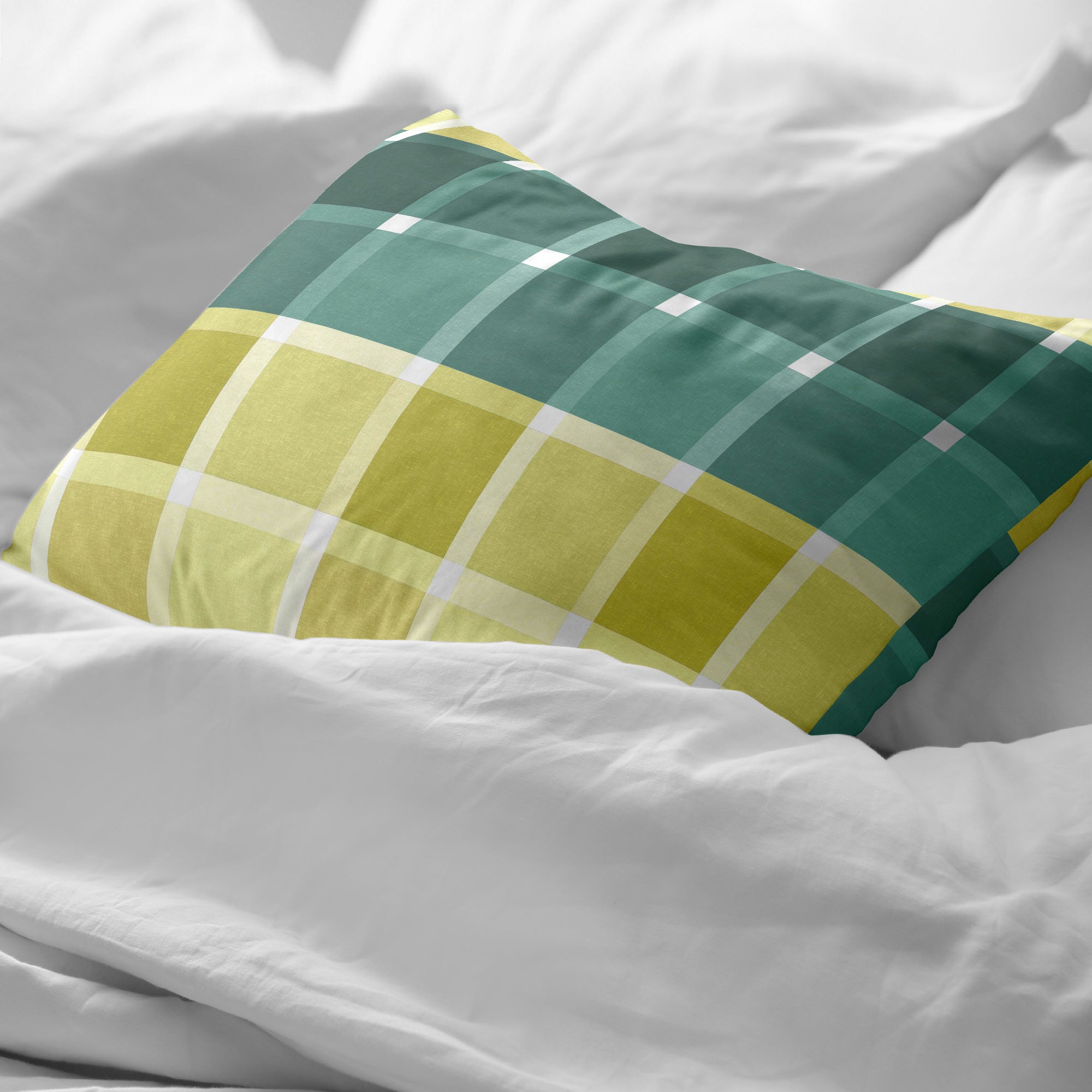 Funda de almohada Sutton Esmeralda 100% algodón