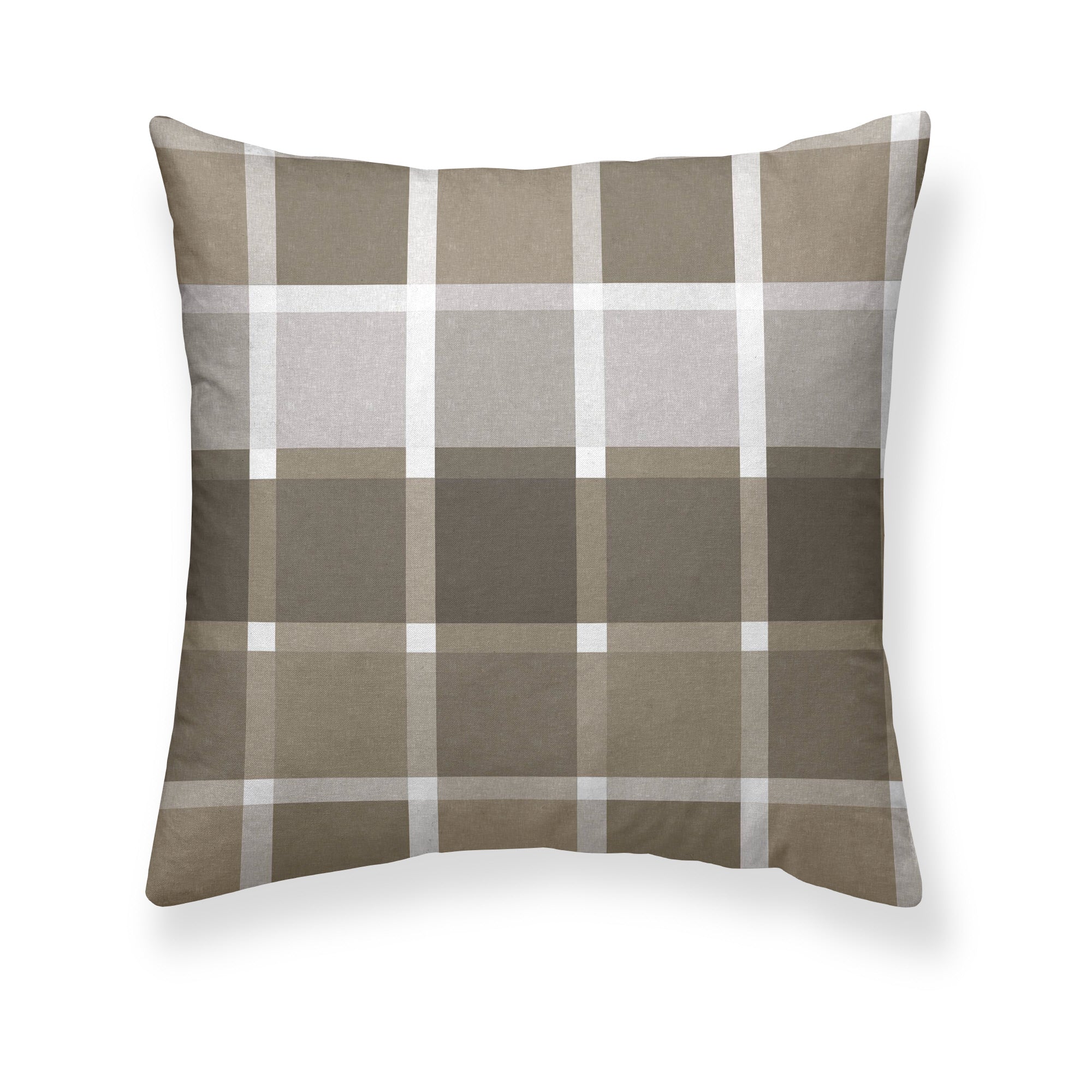 Taie d'oreiller Sutton Brown 100% coton