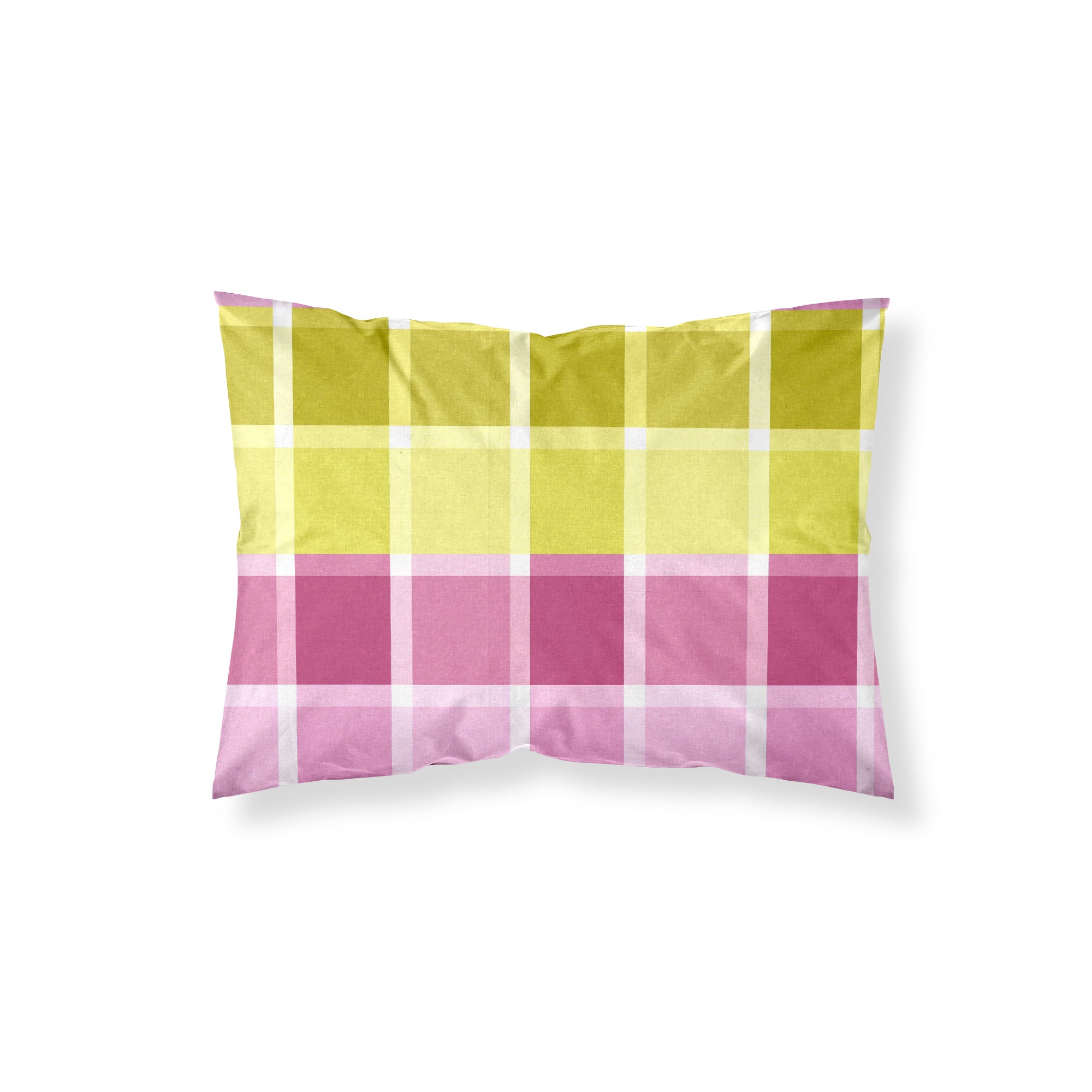 Taie d'oreiller rose Sutton 100% coton