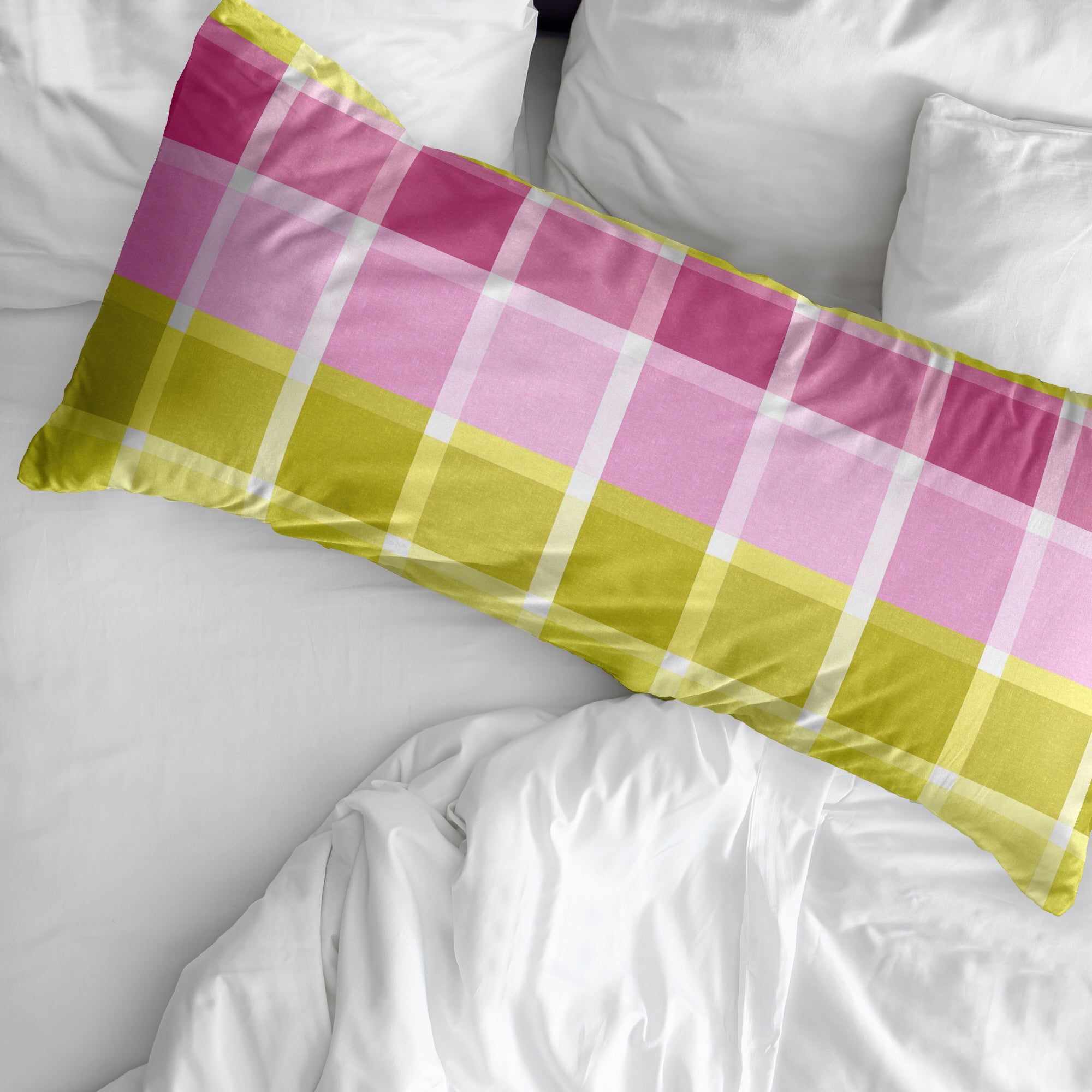 Taie d'oreiller rose Sutton 100% coton